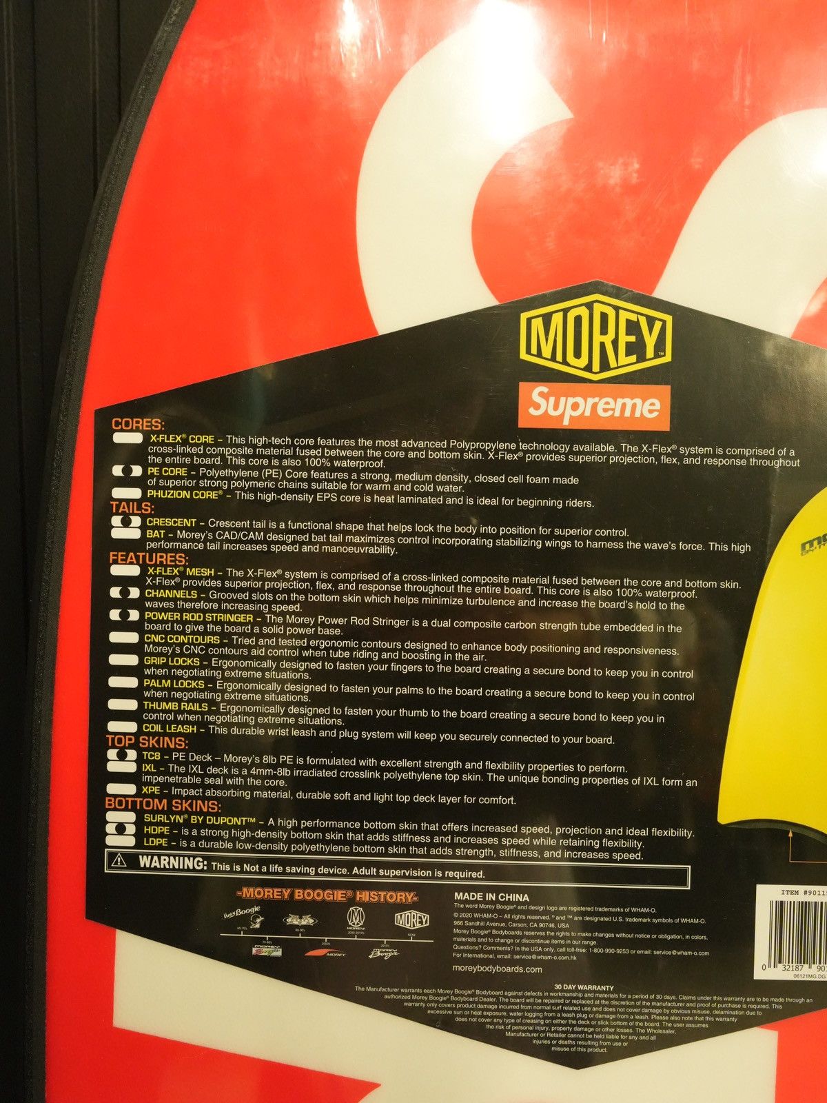 Supreme Supreme Morey Mach 7 Bodyboard Size ONE SIZE - 6 Thumbnail
