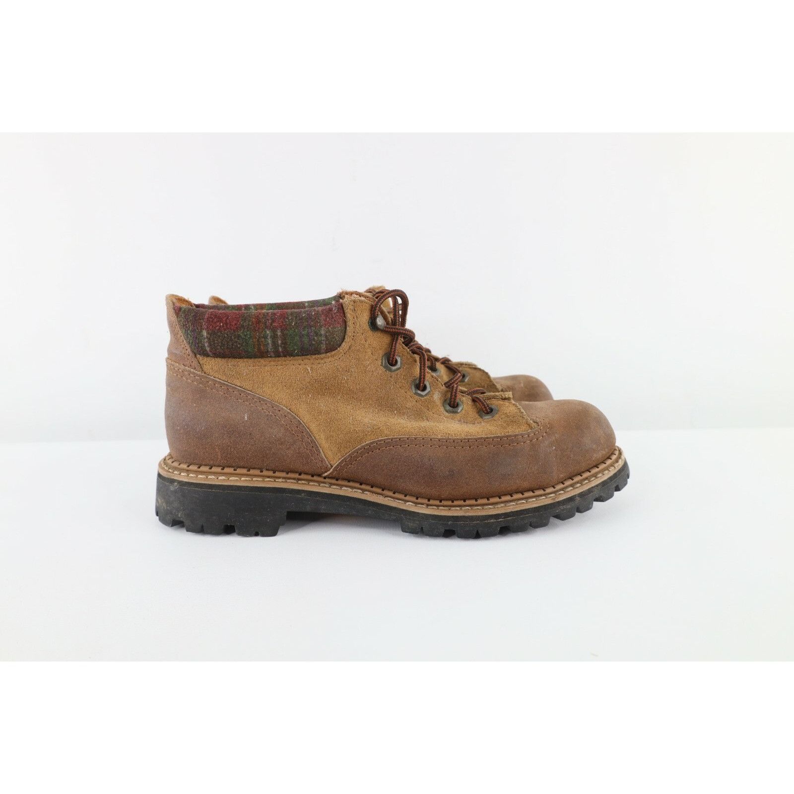 Vintage Vintage 90s Streetwear Distressed Steel Toe Leather Boots Size US 7.5 / IT 37.5 - 8 Thumbnail