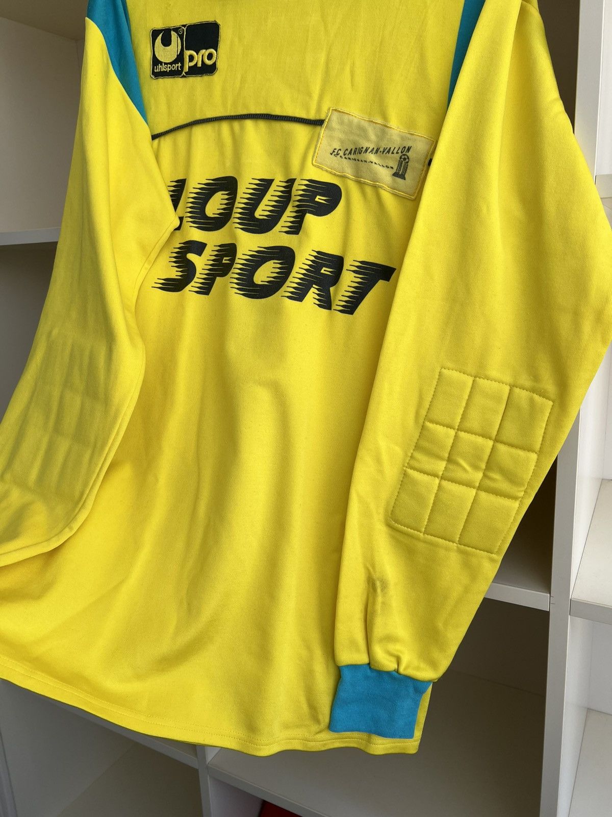 Vintage Vintage Uhlsport Goalkeeper Jersey 80s Made in West Germany Size US XL / EU 56 / 4 - 9 Thumbnail