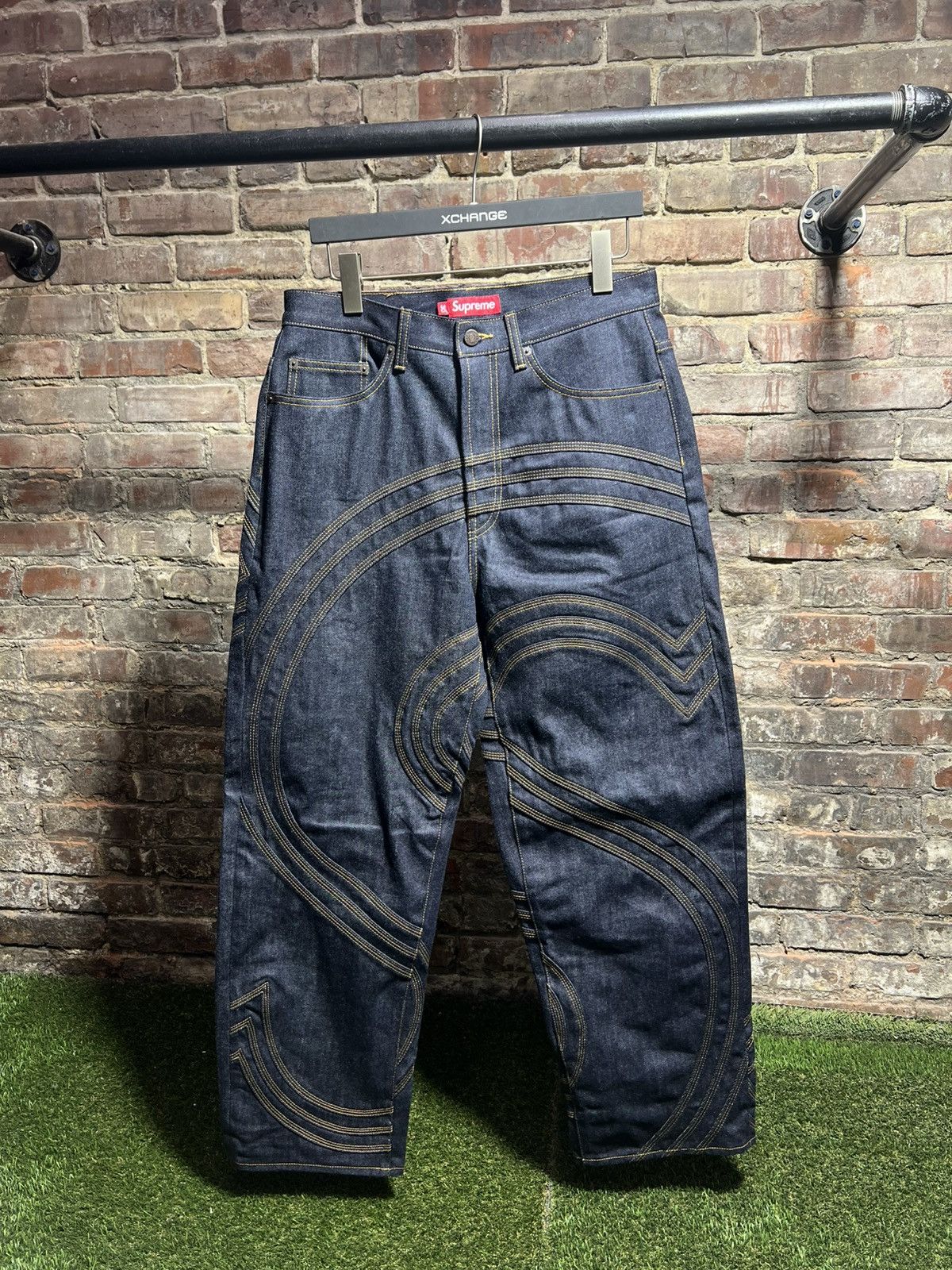 Supreme Supreme rigid baggy selvedge denim | Grailed