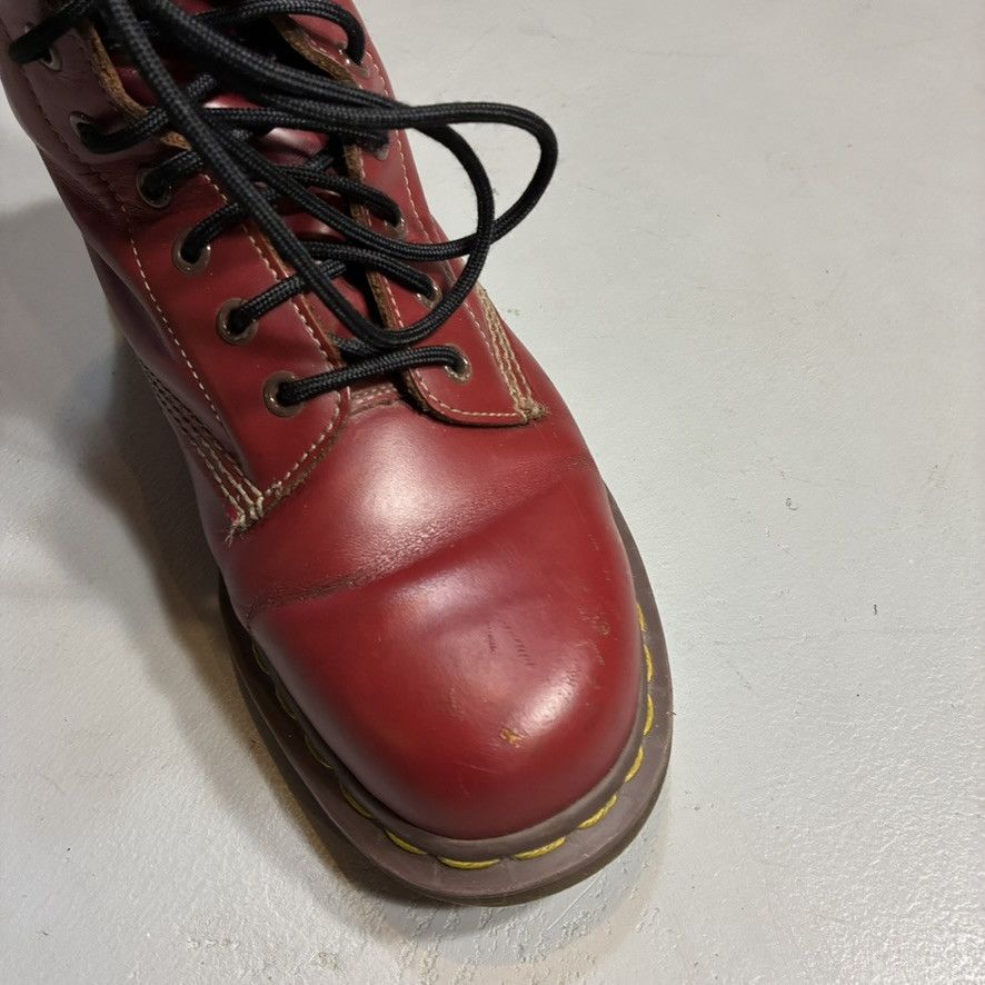 Dr. Martens Vintage Dr. Martens 1490 Made in England Cherry Red Boots Size US 9 / EU 42 - 13 Thumbnail