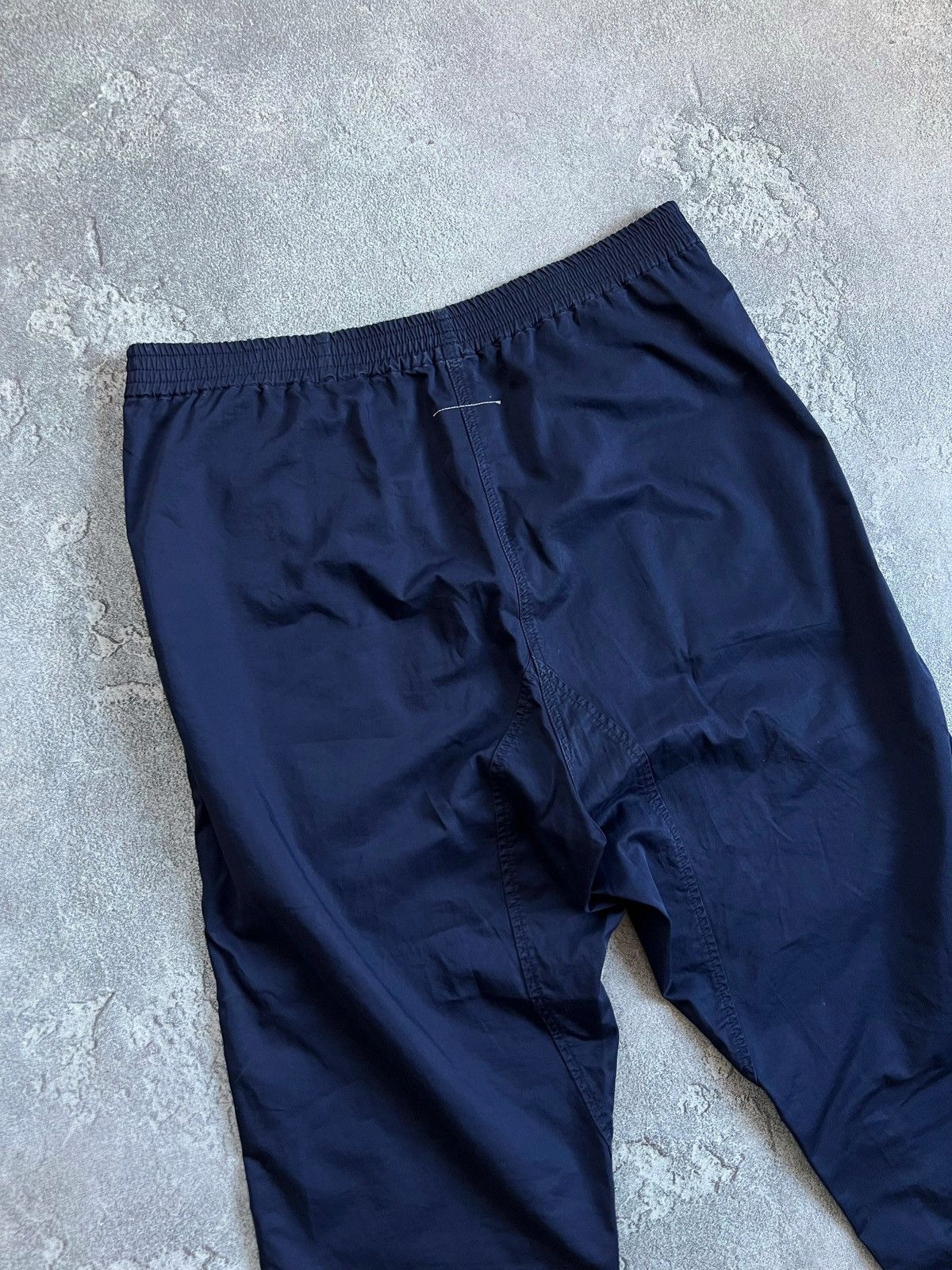 Maison Margiela MM6 Maison Margiela Blue Tapered Pants Cropped Joggers Sz 46 Size 32" / US 10 / IT 46 - 4 Thumbnail
