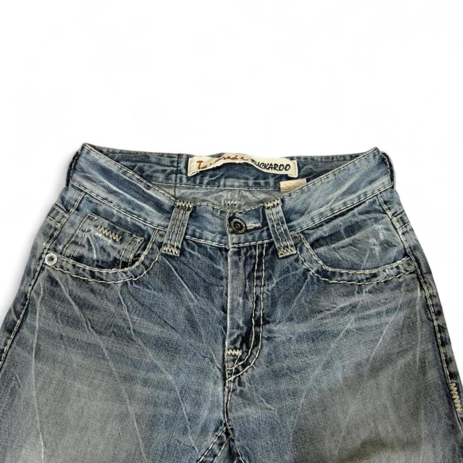 True Religion Buckaroo capri style denim jeans Size 28" / US 6 / IT 42 - 4 Thumbnail