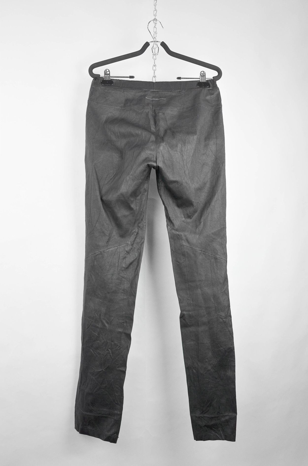 Maison Margiela MM6 Maison Margiela Unisex Faux Leather Pants – Size 44 Size 30" / US 8 / IT 44 - 2 Thumbnail
