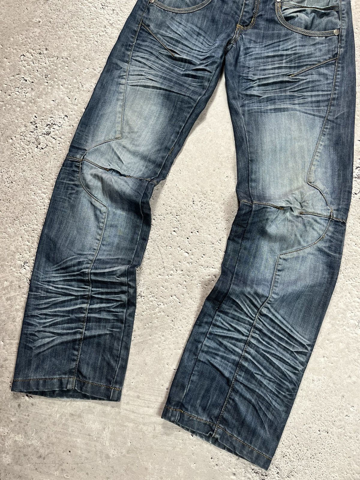 Other Y2K K&M Kosmo Lupo Distressed Jeans W30 Italy Streetwear Size US 30 / EU 46 - 12 Thumbnail
