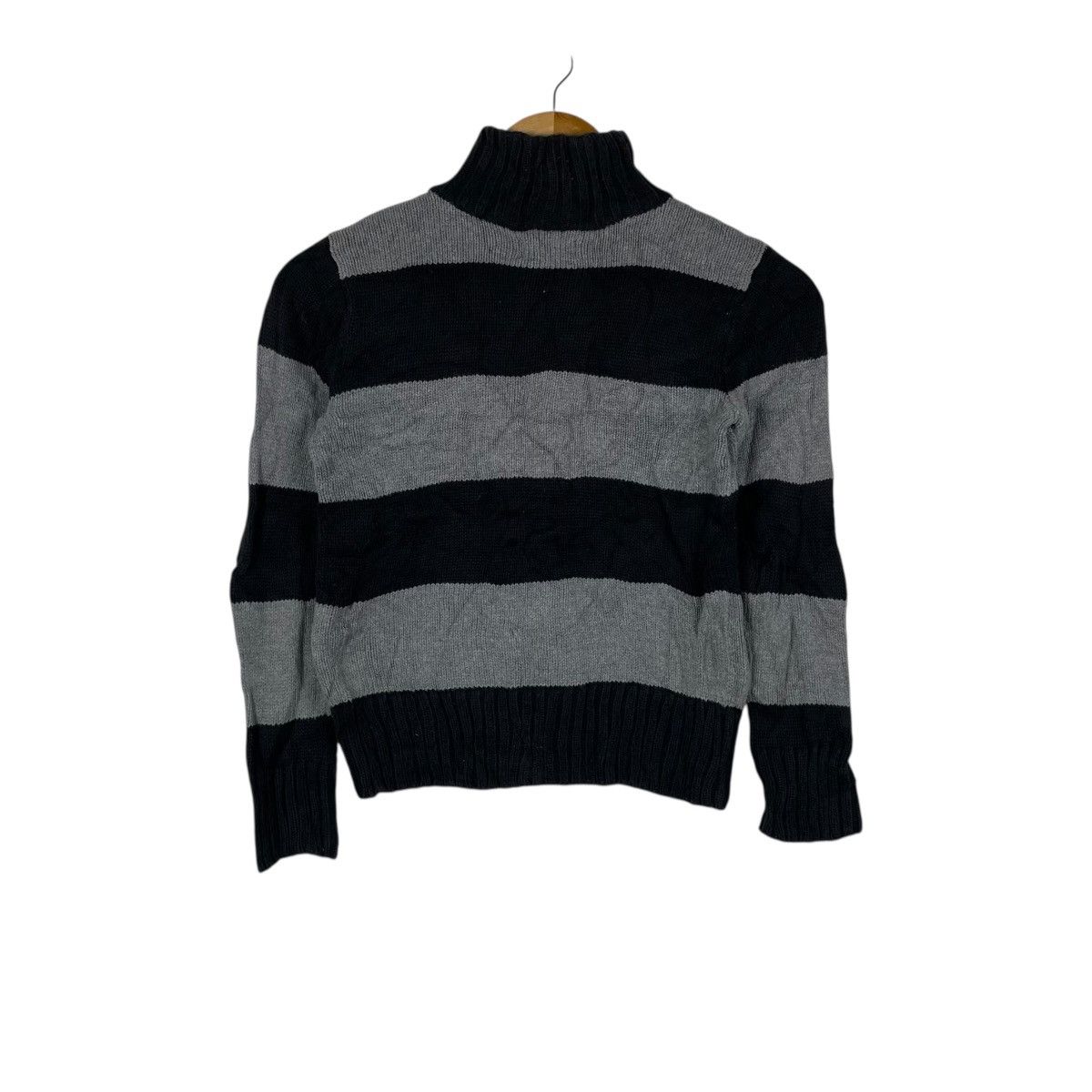 Vintage Vintage Polo Ralph Lauren Half Zip Stripe Sweatshirt Size S / US 4 / IT 40 - 4 Thumbnail