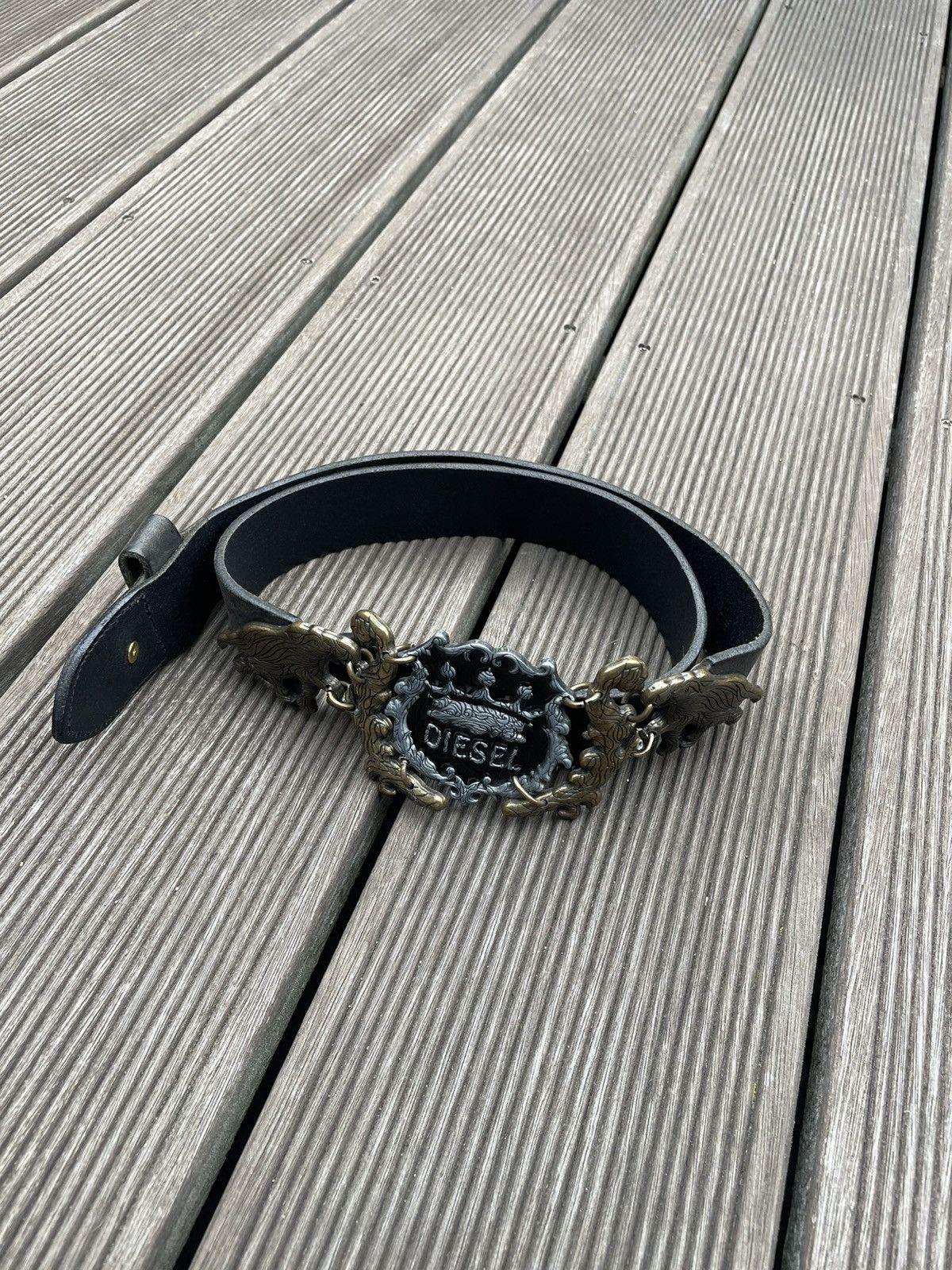 Diesel Vintage Diesel Y2K leather belt Size ONE SIZE - 2 Thumbnail