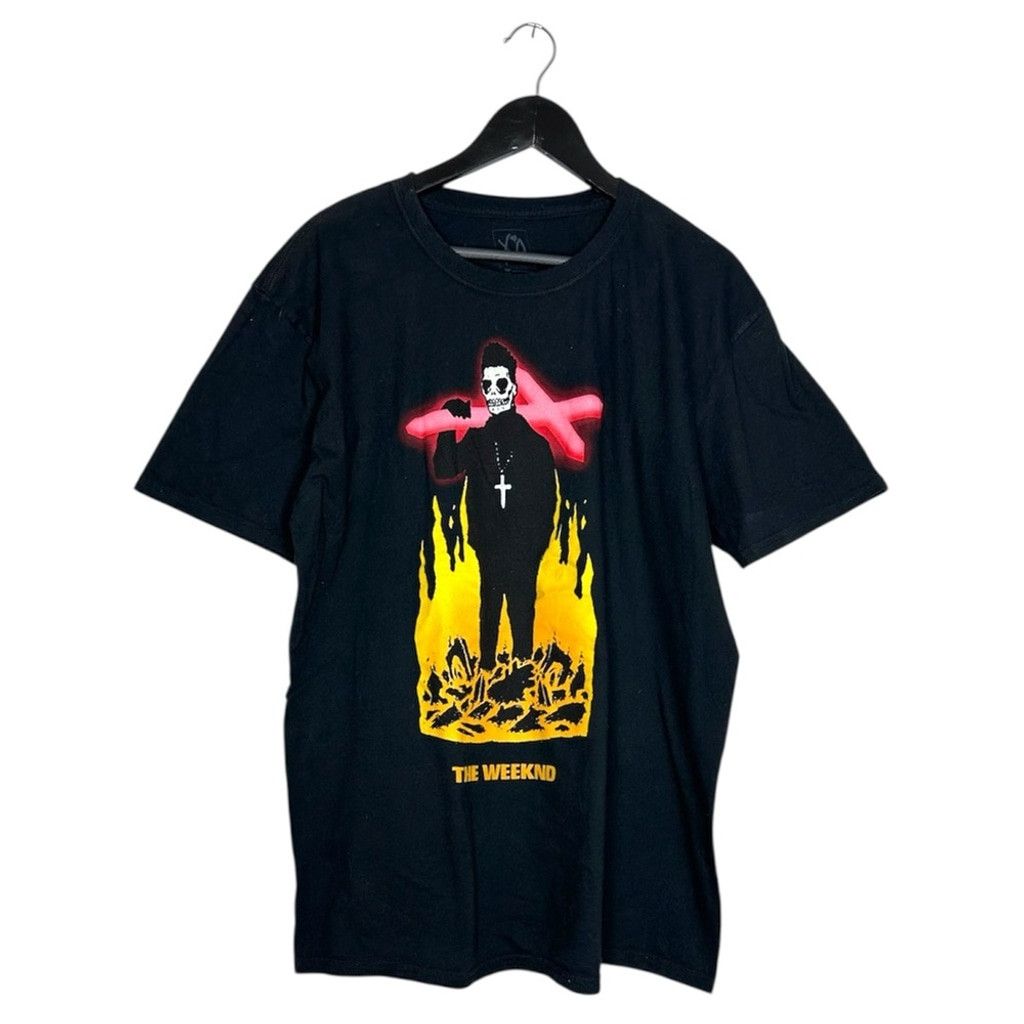 The Weeknd The Weeknd Official XO Starboy Black Tee Skeleton Cross XL Size US XL / EU 56 / 4 - 1 Thumbnail