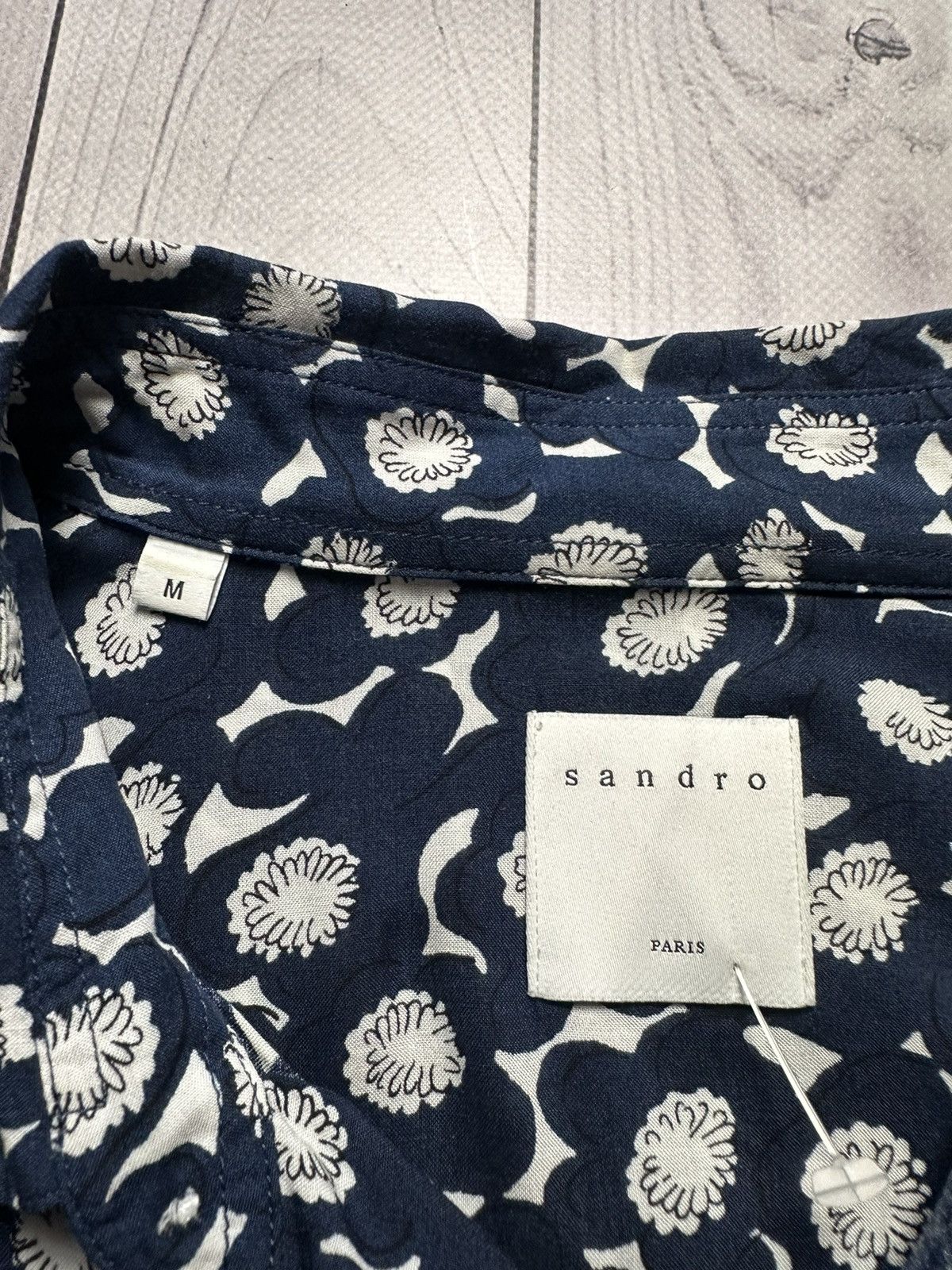 Sandro Sandro monogram shirt size M luxury rare Size US M / EU 48-50 / 2 - 4 Thumbnail