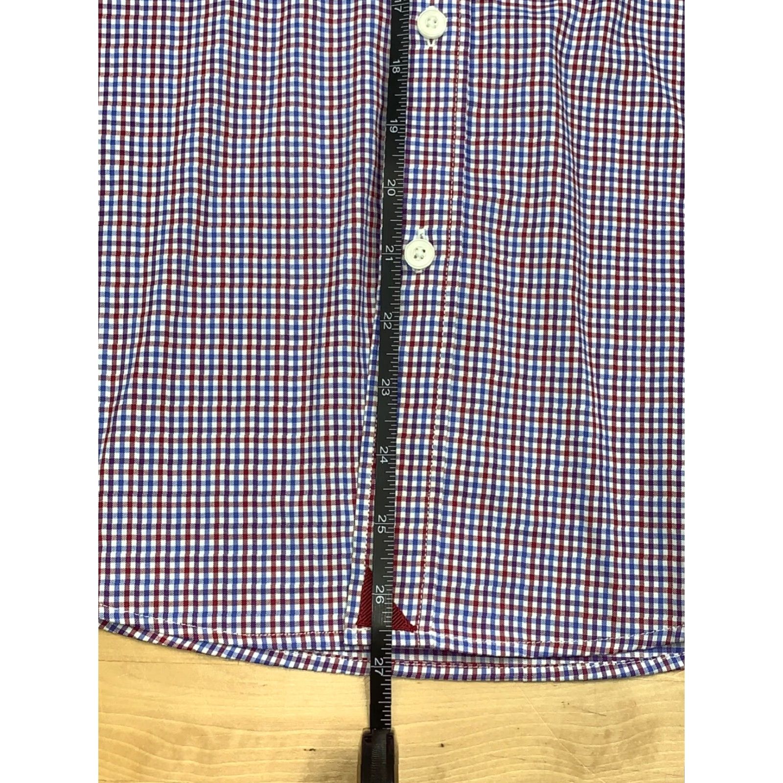 UNTUCKit UNTUCKit Lorimar Plaid Button-Up Shirt L Long Sleeve Casual Red Mens Button-Up Size US L / EU 52-54 / 3 - 6 Thumbnail