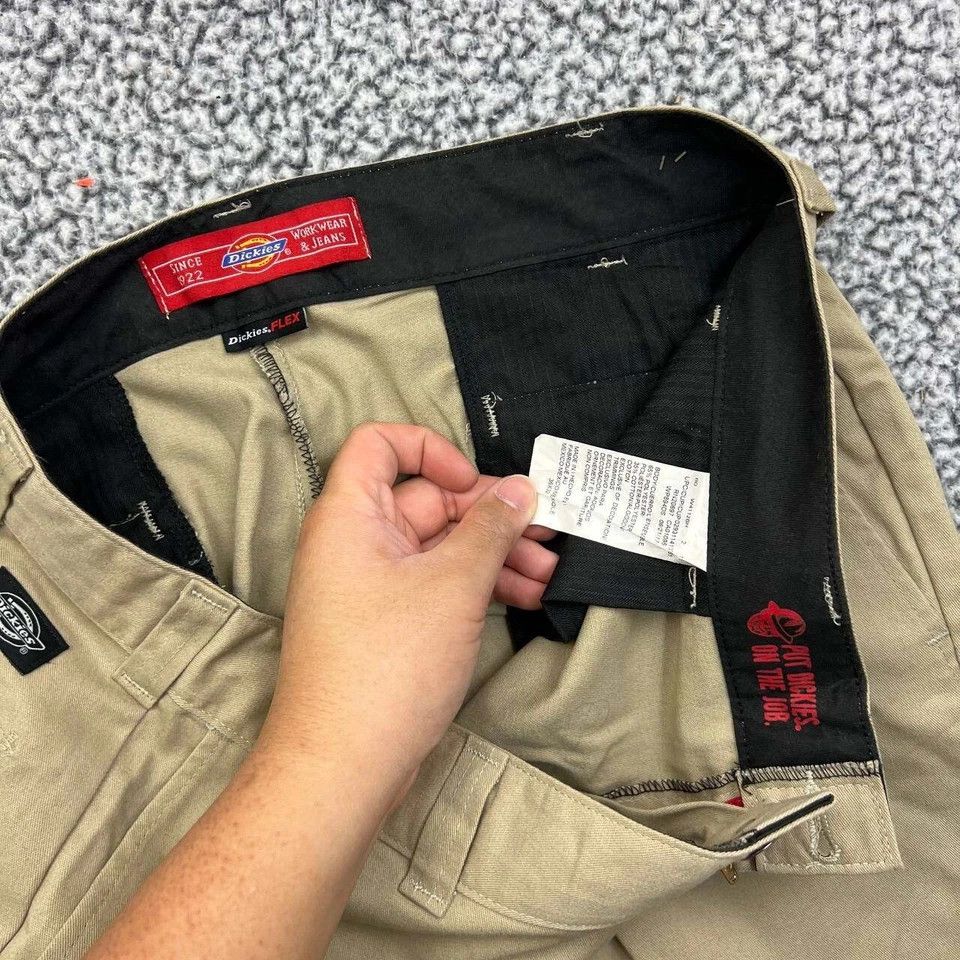 Dickies Dickies Flex Pants Men 38x32 Khakis Straight Leg Pockets Size US 38 / EU 54 - 5 Thumbnail