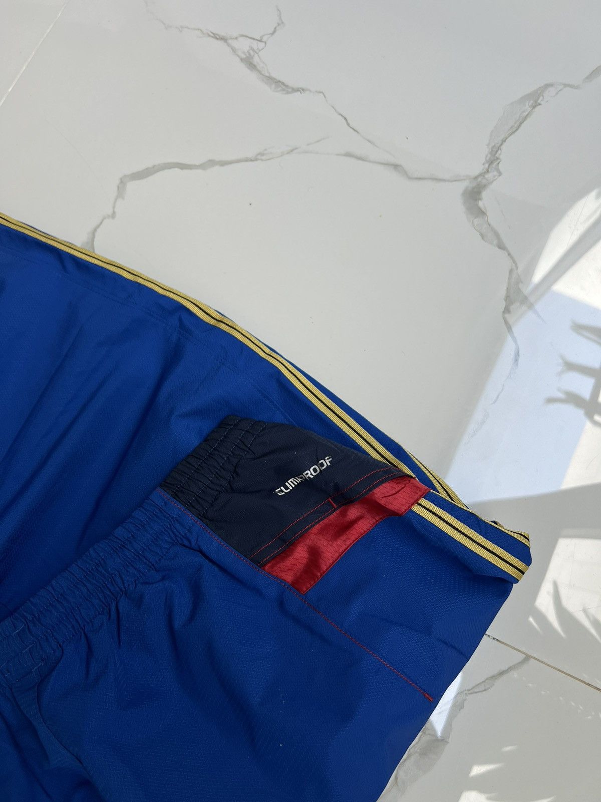 Adidas × Vintage 90's ADIDAS CLIMAPROOF PROFESSIONAL RARE BAGGY TRACK PANTS Size US 34 / EU 50 - 6 Thumbnail