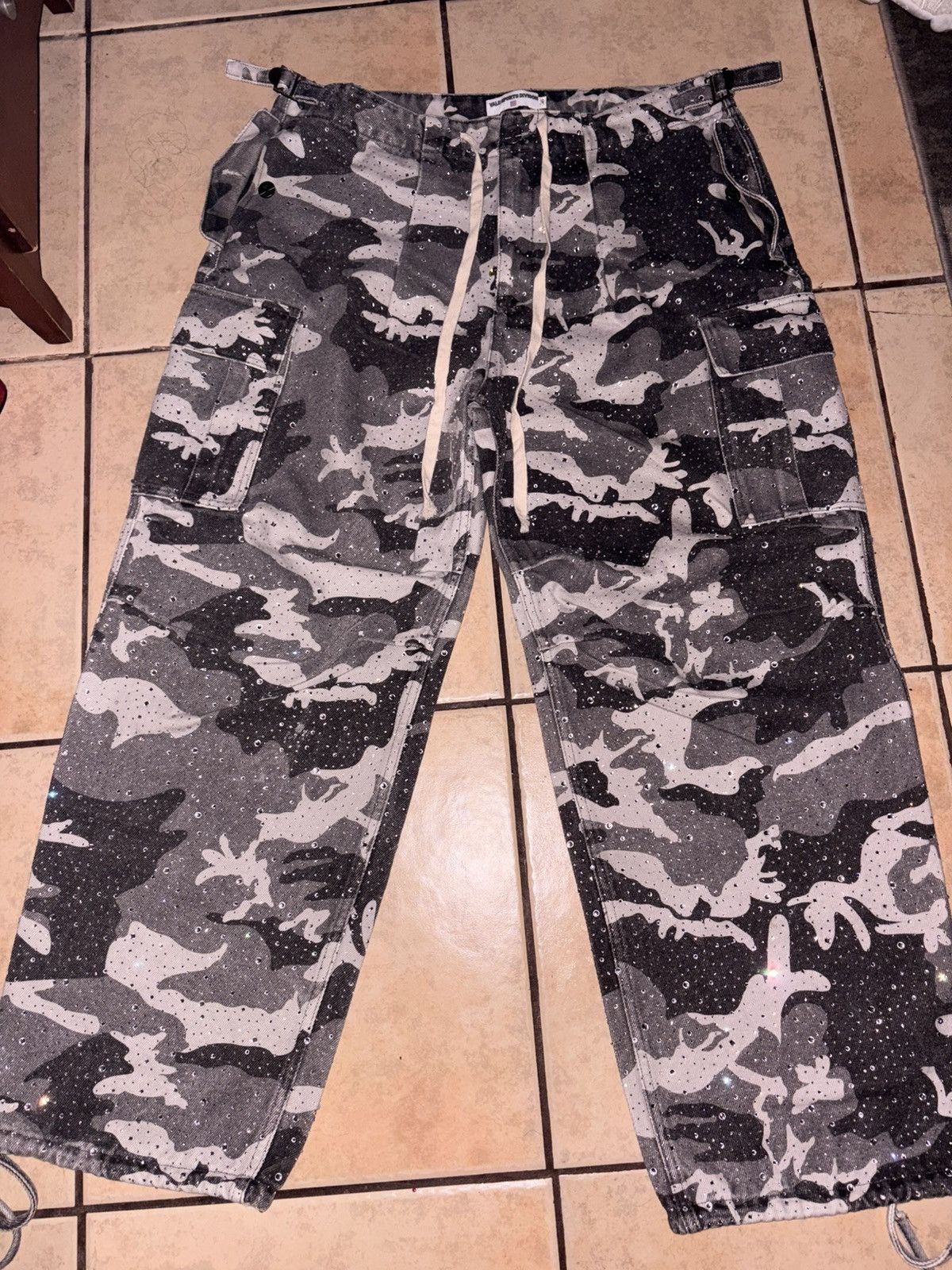 Vale rhinestone camo pants Size US 36 / EU 52 - 1 Thumbnail