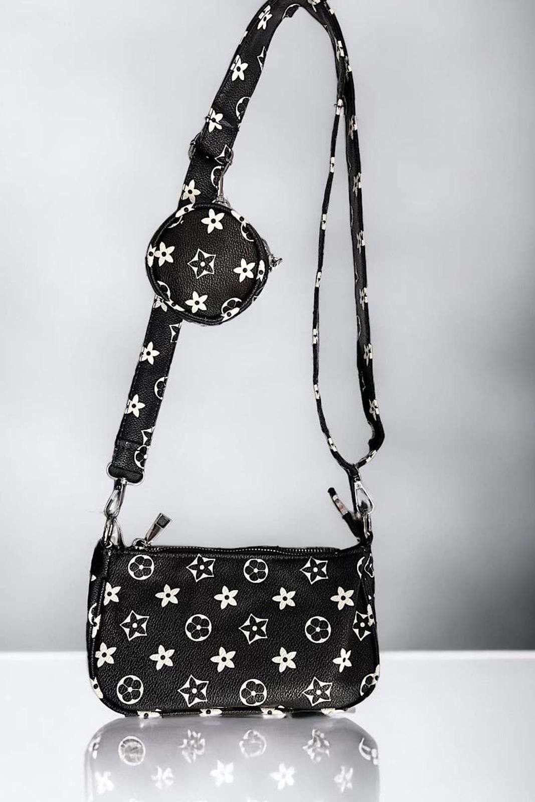 Other Black Star Printed Crossbody Purse Size ONE SIZE - 4 Thumbnail