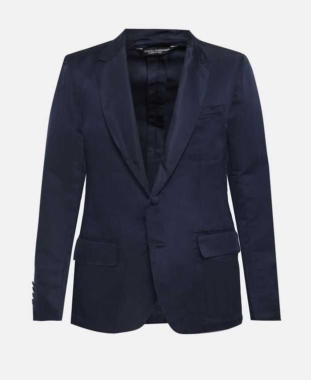 Dolce & Gabbana Silk suit jacket Size 50R - 1 Thumbnail
