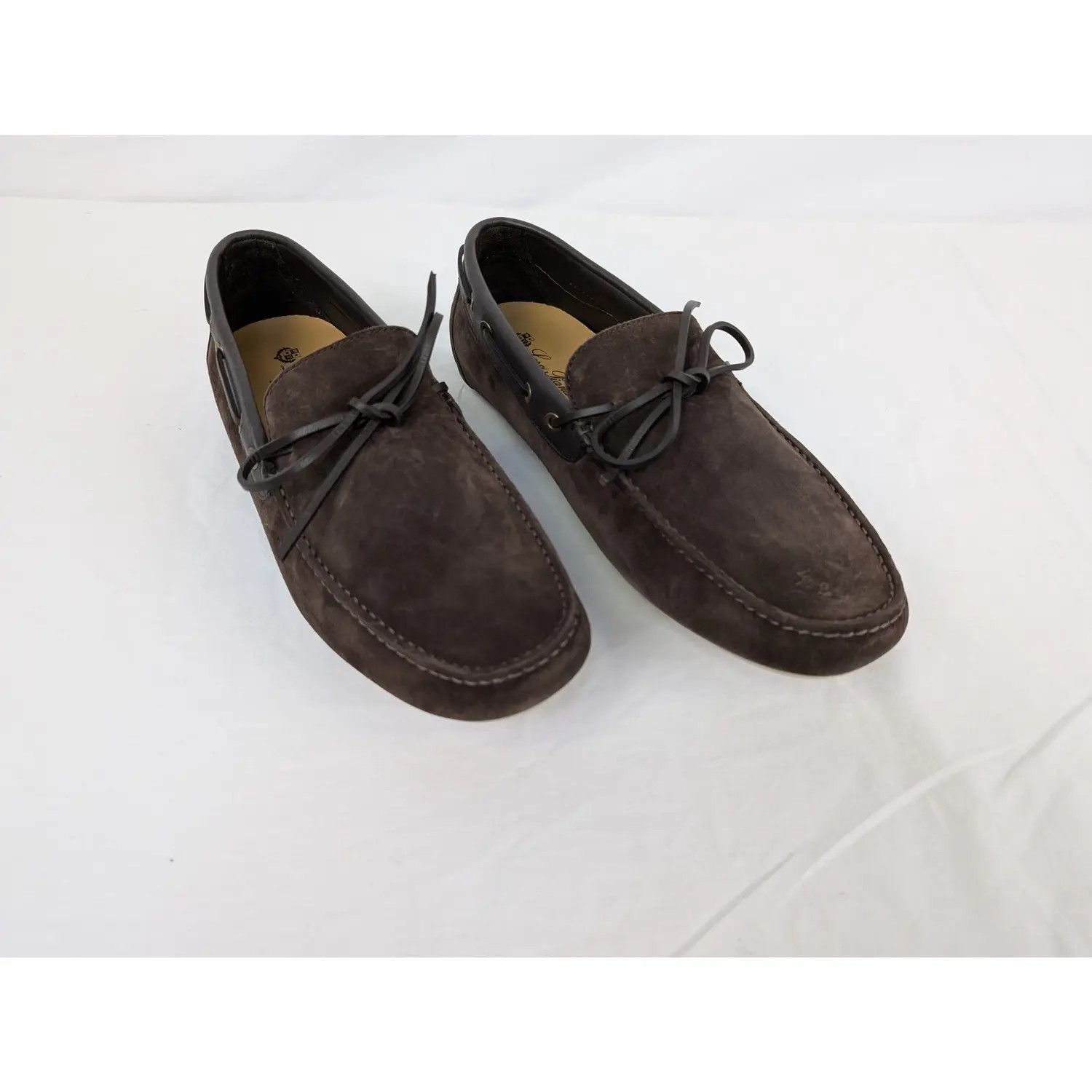 Loro Piana o1srvl11e0825 Dot Sole Walk Suede Loafers in Chocolate Brown Size US 8 / EU 41 - 6 Thumbnail