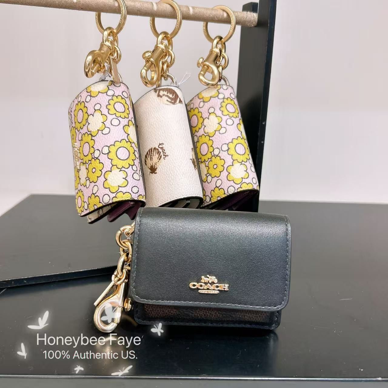 Coach Coach Mini Klare Bag Charm In Signature Canvas CBK69 Size ONE SIZE - 2 Thumbnail