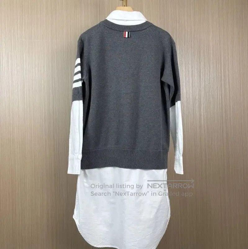 Thom Browne Thom Browne Colorblock Cotton Shirt for Women . Size M / US 6-8 / IT 42-44 - 2 Thumbnail