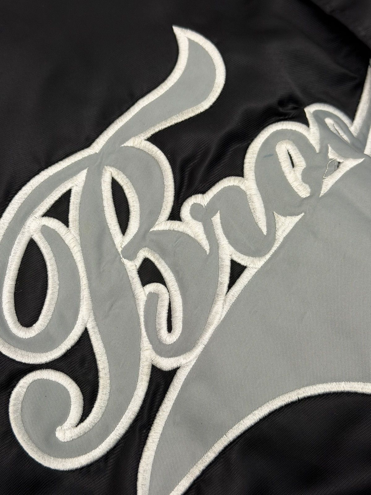 Vintage 90s brooklyn Dodgers Varsity Bomber Jacket Tailsweep