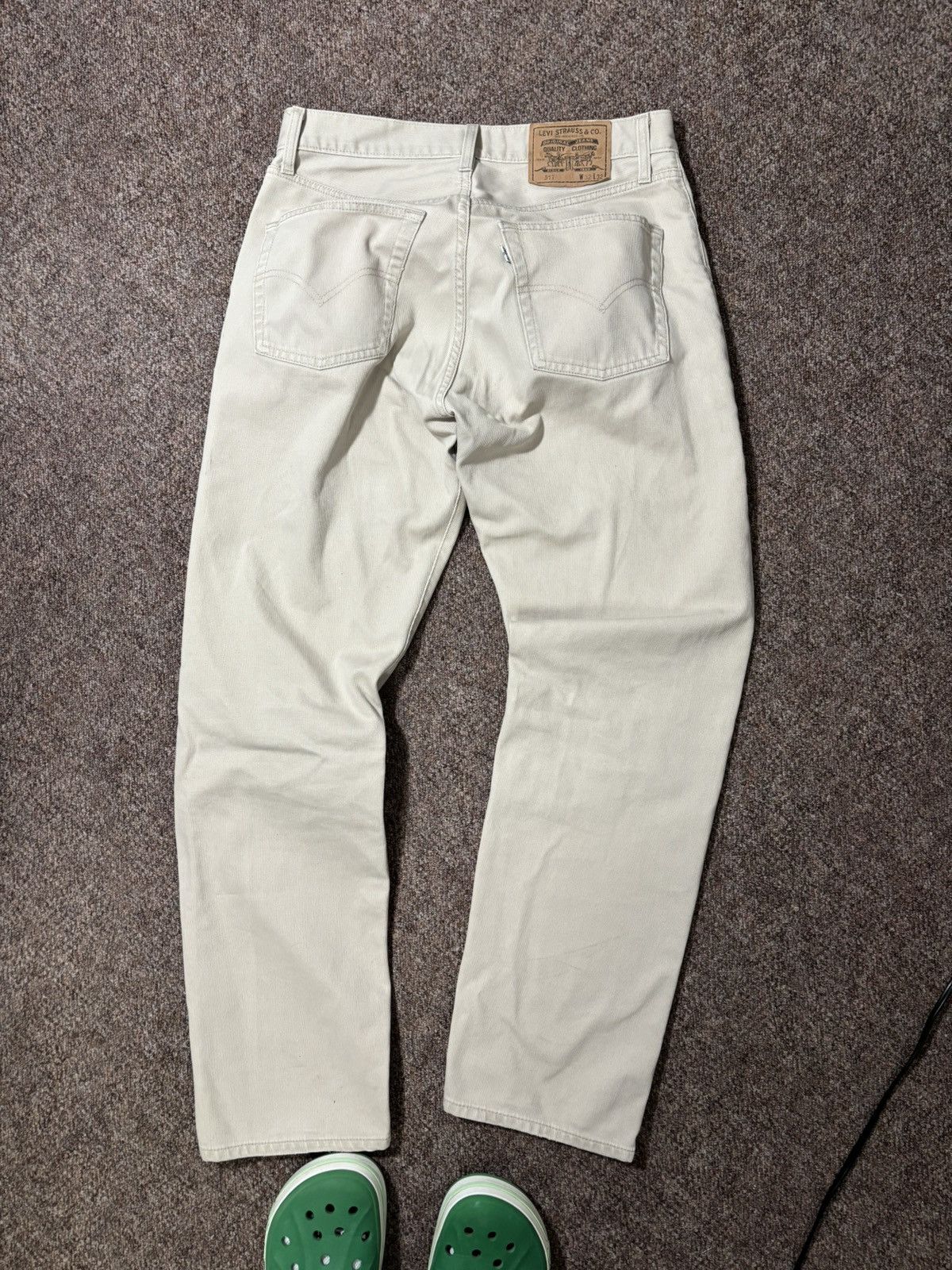 Levi's × Levi's Vintage Clothing × Vintage Vintage 1998 Levi’s 517 02 Beige Denim Pants Jeans Size US 32 / EU 48 - 2 Thumbnail