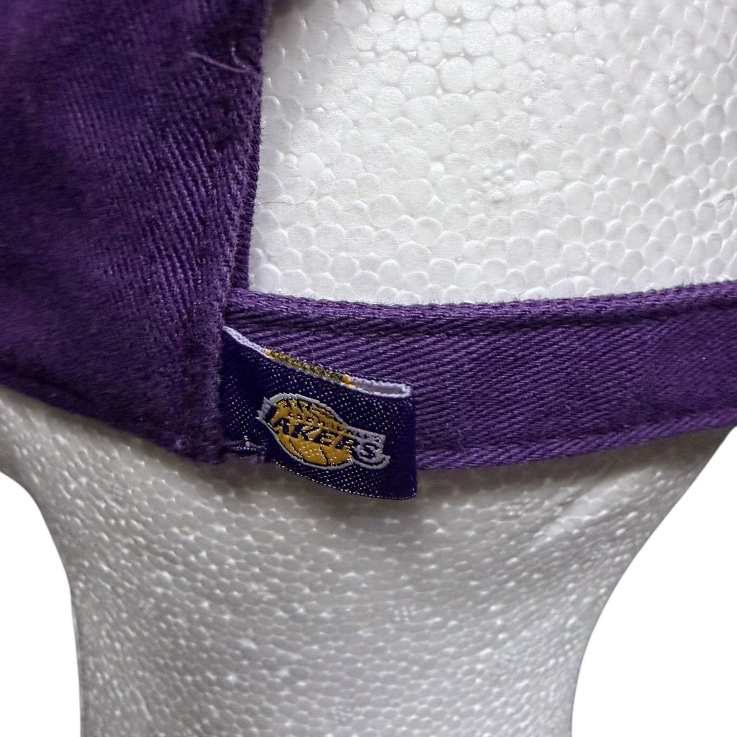 NBA LA Lakers NBA Basketball Purple Strapback Fan Favorite Hat Size ONE SIZE - 4 Thumbnail