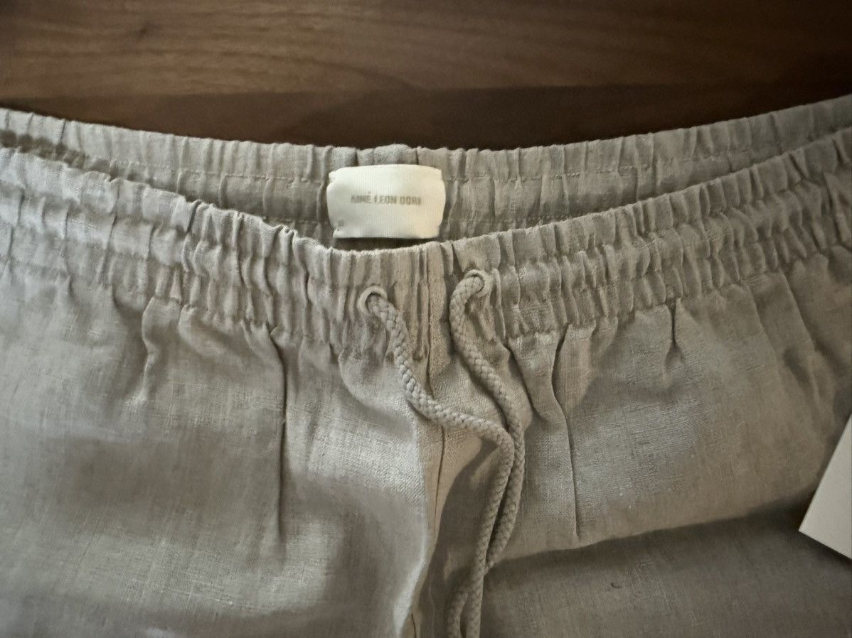 Aime Leon Dore Aime Leon Dore Lace Linen Basketball Short Bone White XL Size US 36 / EU 52 - 4 Thumbnail