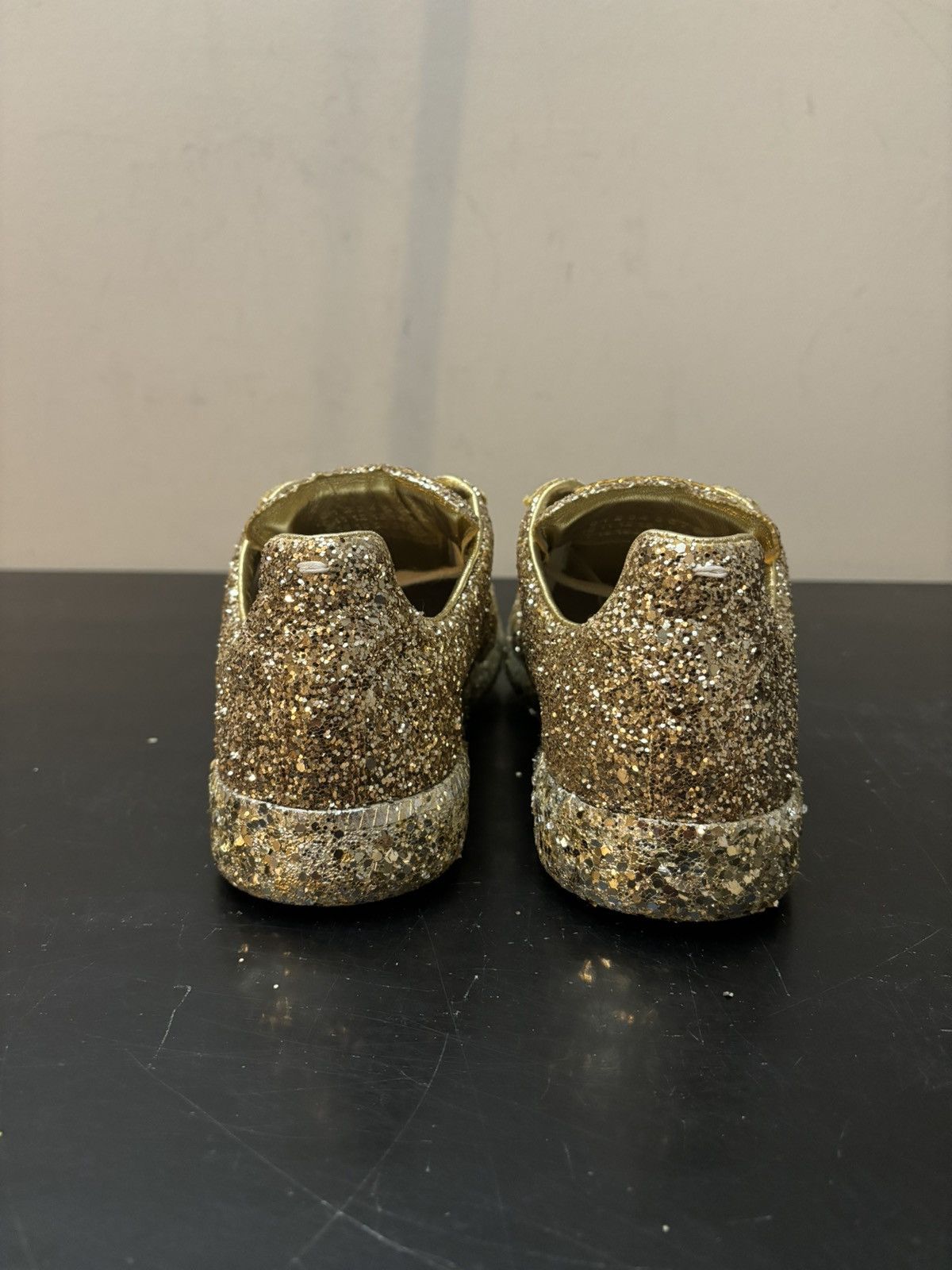 Maison Margiela Maison Margiela GAT Replica Sneakers Gold Glitter Size US 7 / EU 40 - 5 Thumbnail