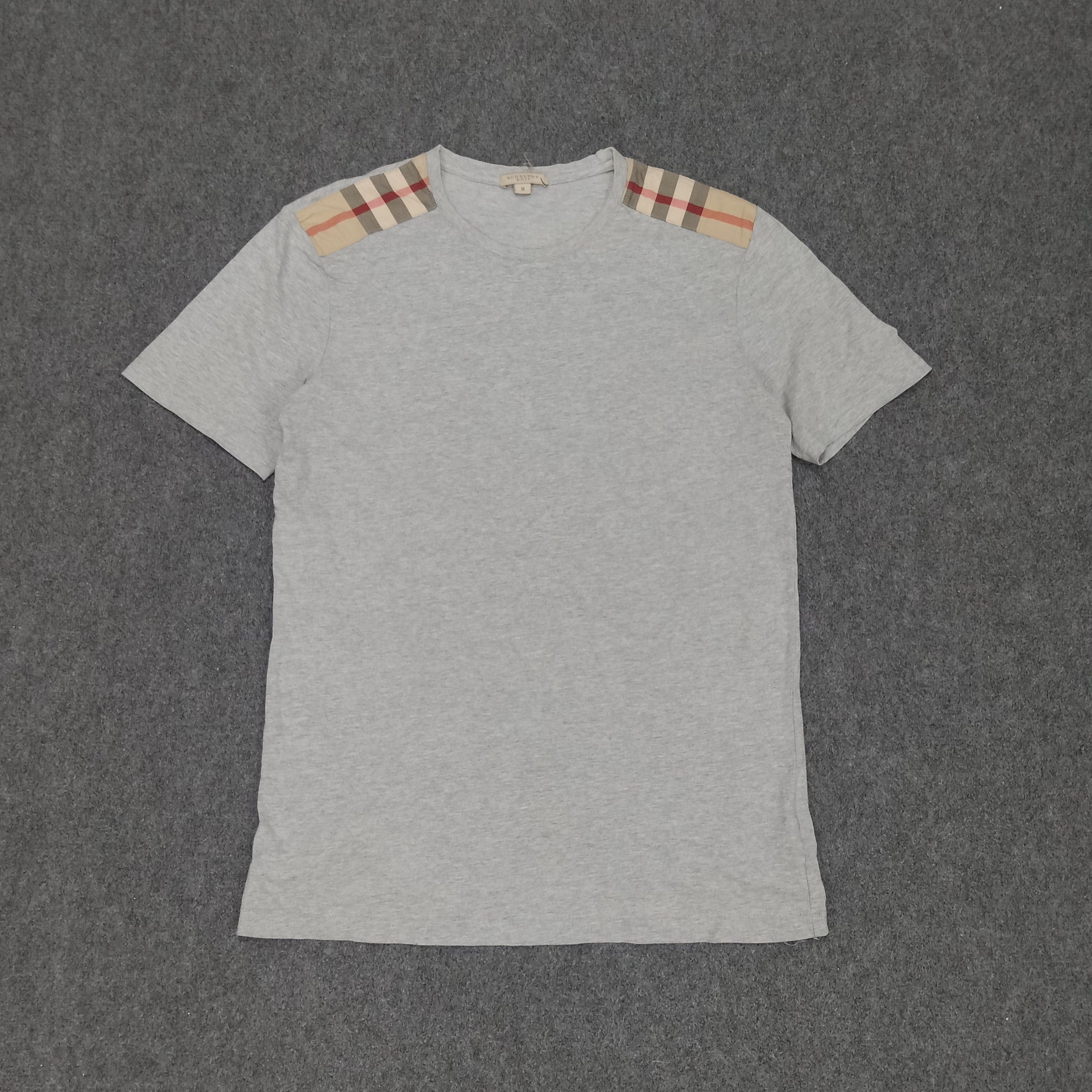 Burberry Brit Nova Check Luxury Brand Tshirt