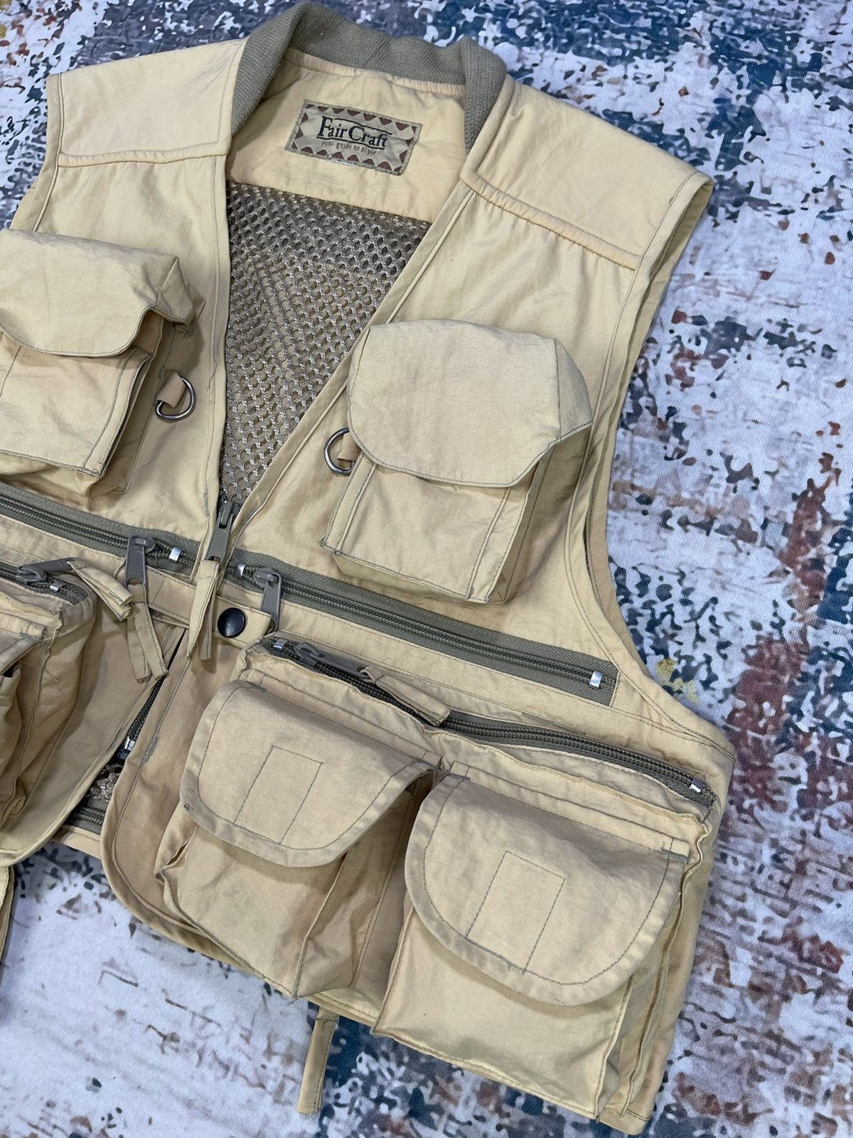 Vintage Vintage Fair Craft 3D Pocket Utility Outdoor Vest Size US M / EU 48-50 / 2 - 3 Thumbnail