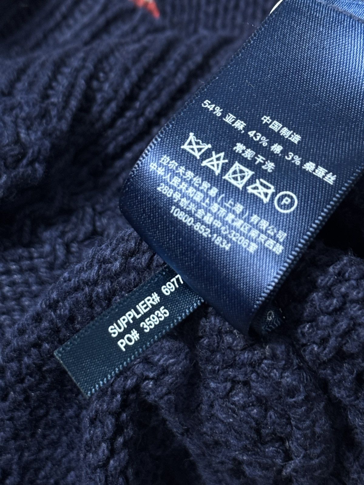 Polo Ralph Lauren VINTAGE POLO RALPH LAUREN FLAG AMERICAN KNITTED SWEATER Size US S / EU 44-46 / 1 - 7 Thumbnail