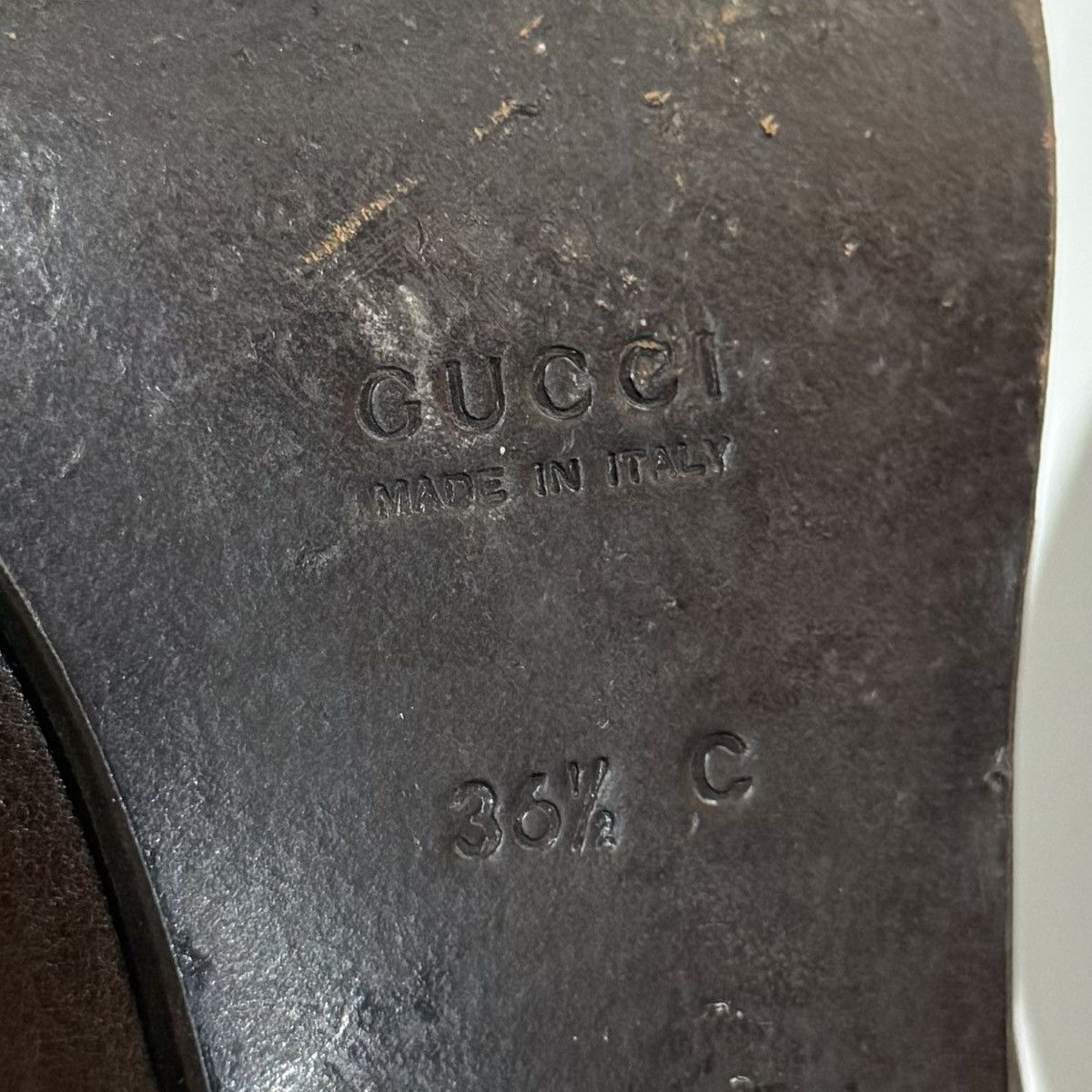 Gucci Vintage Gucci Horsebit Loafer Pumps - Dark Brown Leather Size US 6.5 / IT 36.5 - 7 Thumbnail