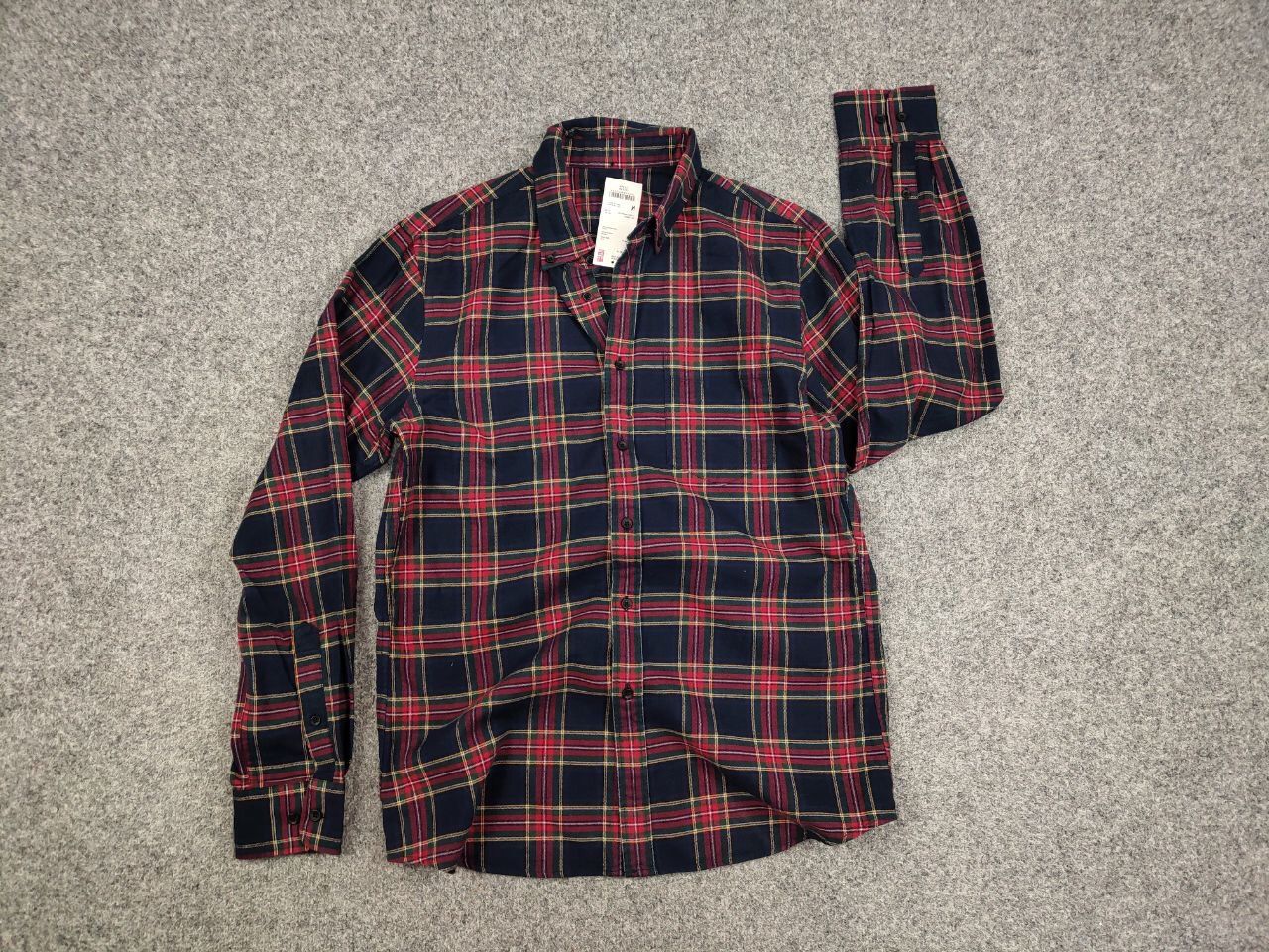 Uniqlo Uniqlo Flannel checkered Dark Travis Scott Y2K Shirt Style Size US M / EU 48-50 / 2 - 10 Thumbnail