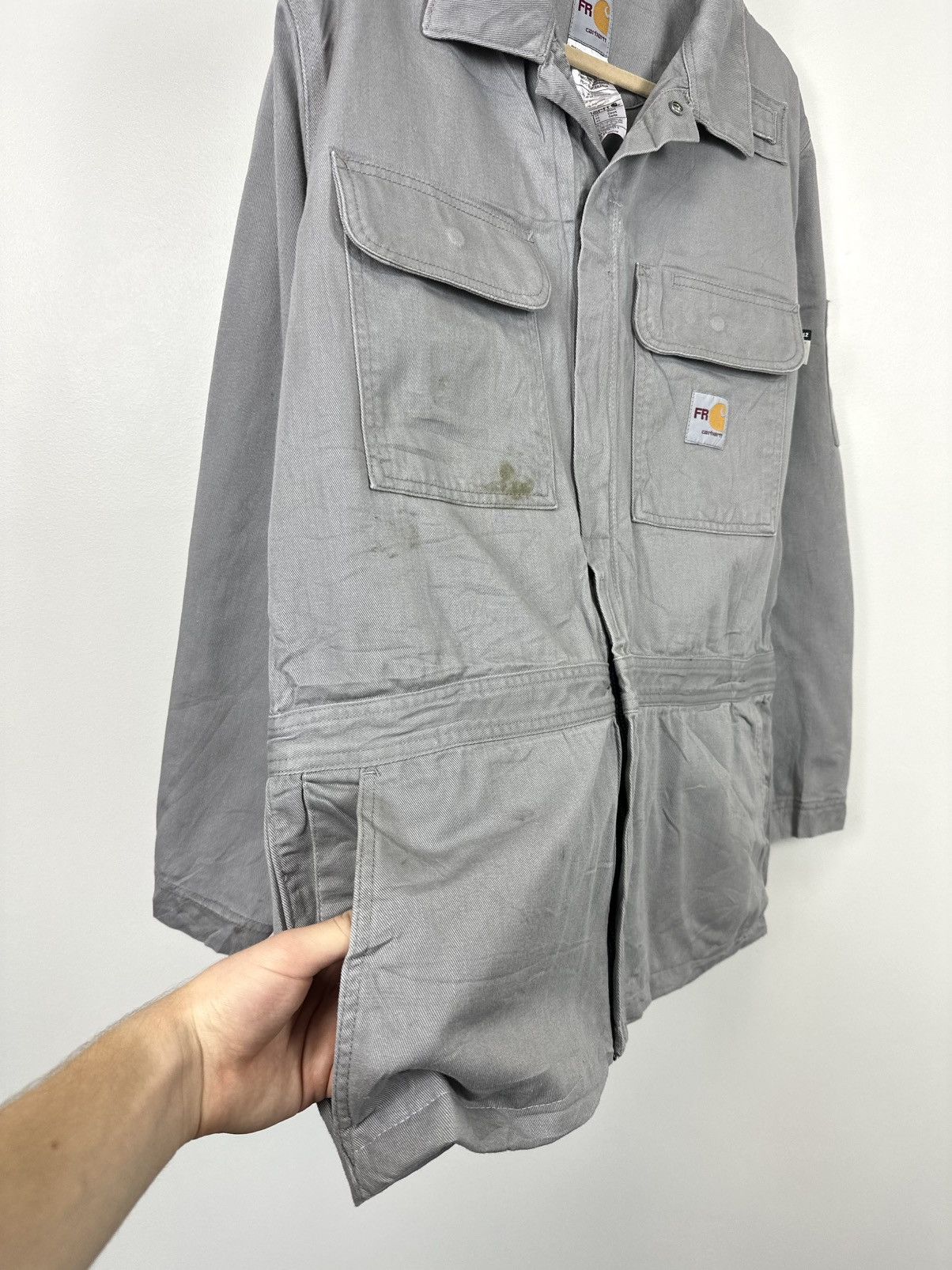 Carhartt Vintage Carhartt Flame Resistant Utility Work Detroit Jacket Size US L / EU 52-54 / 3 - 7 Thumbnail