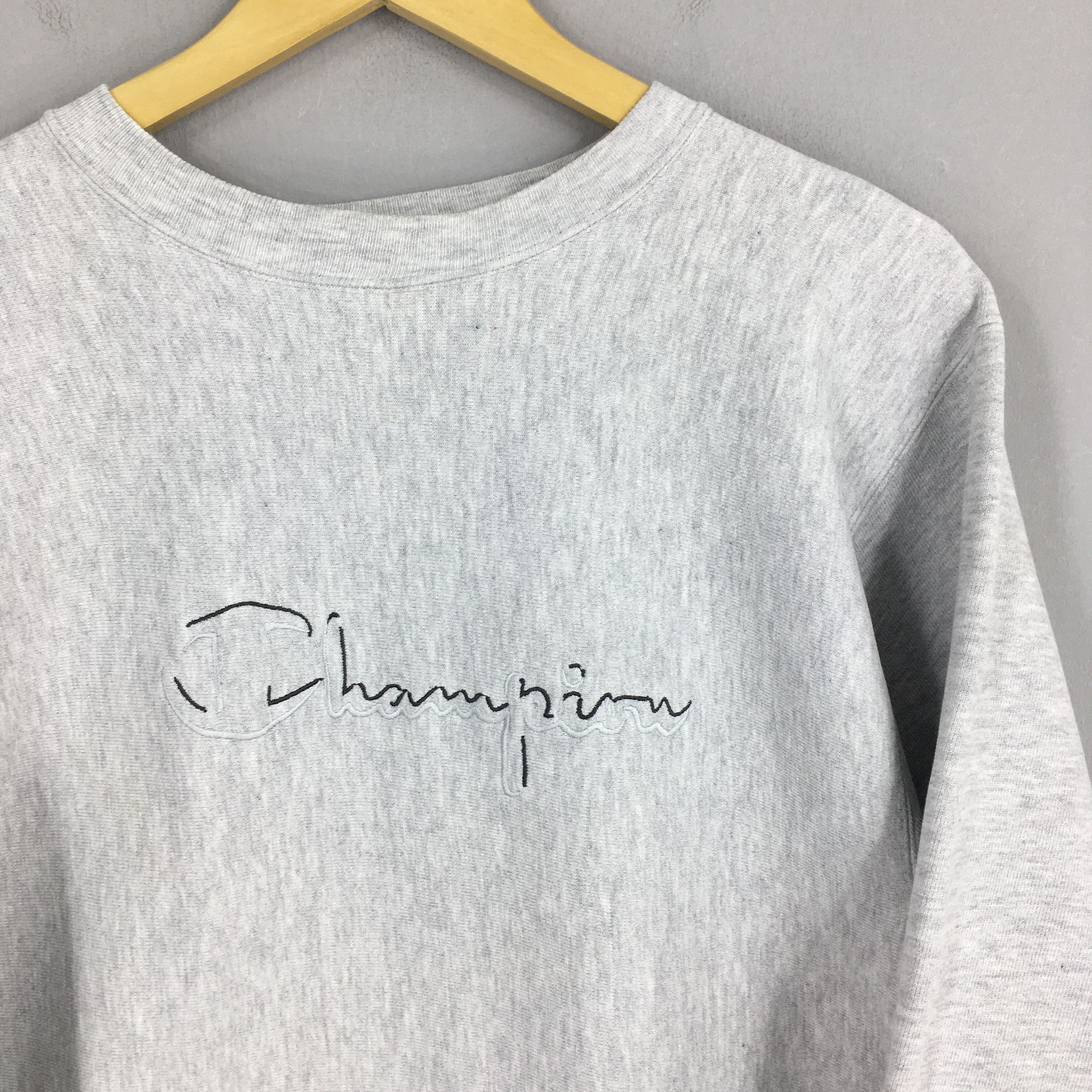 Champion Vintage Champion Script Logo Reverse Weave Sweatshirt Large Size US L / EU 52-54 / 3 - 2 Thumbnail