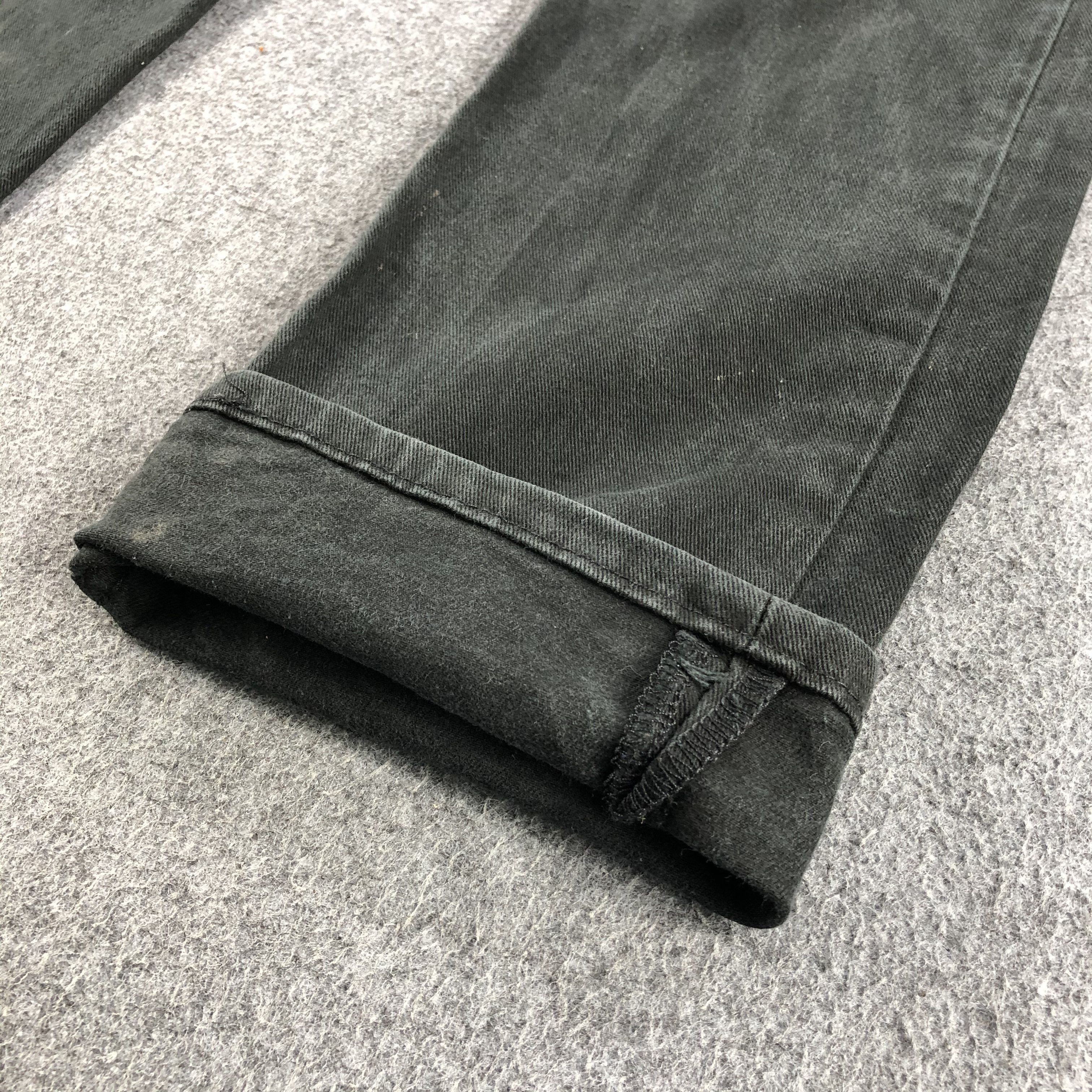 Levi's Dark Wash Denim Vintage Levis 513 Jeans Faded Black-J921 Size US 34 / EU 50 - 5 Thumbnail