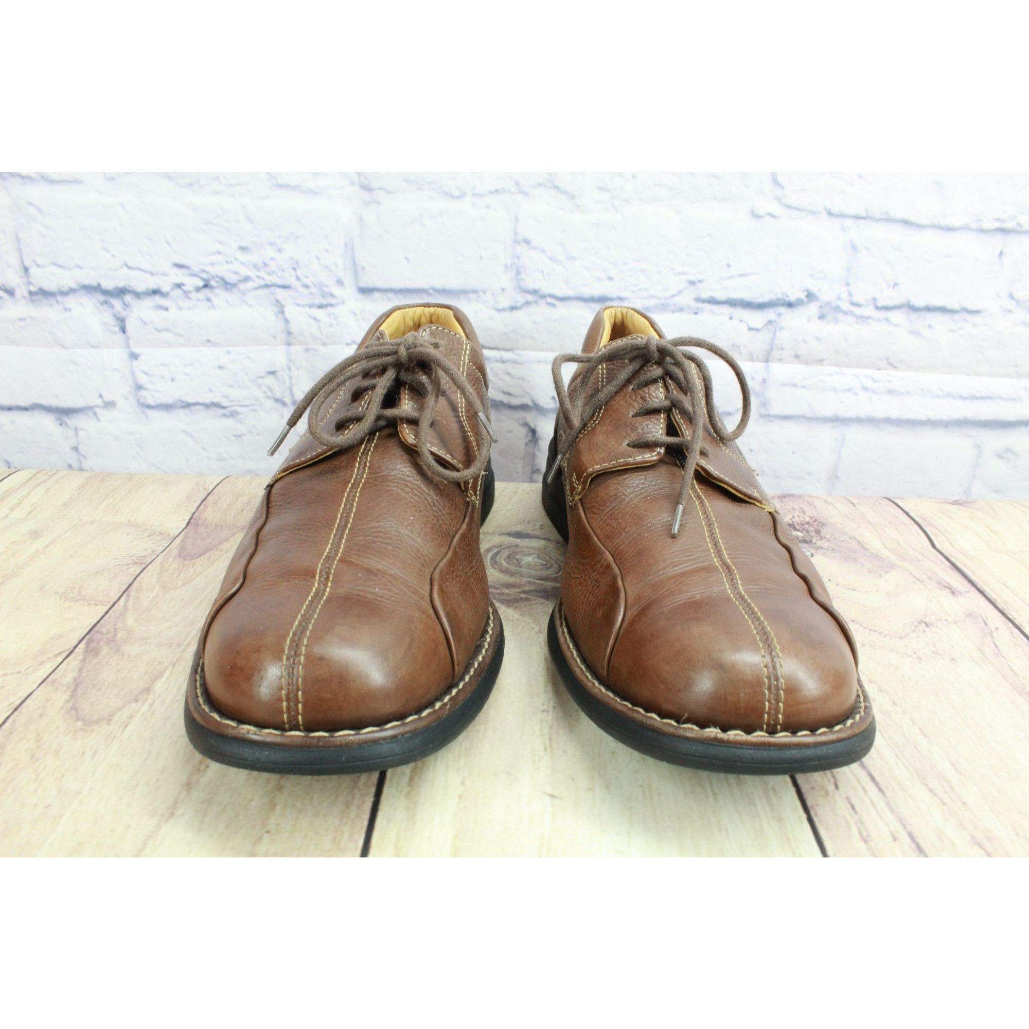 Johnston & Murphy Johnston Murphy Brown Leather Oxford Shoes Men's Size 9 M Size US 9 / EU 42 - 4 Thumbnail