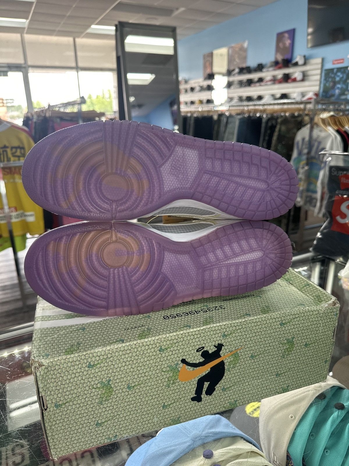 Nike Nike Dunk Low Union Passport Pack Court Purple Size US 12 / EU 45 - 3 Thumbnail