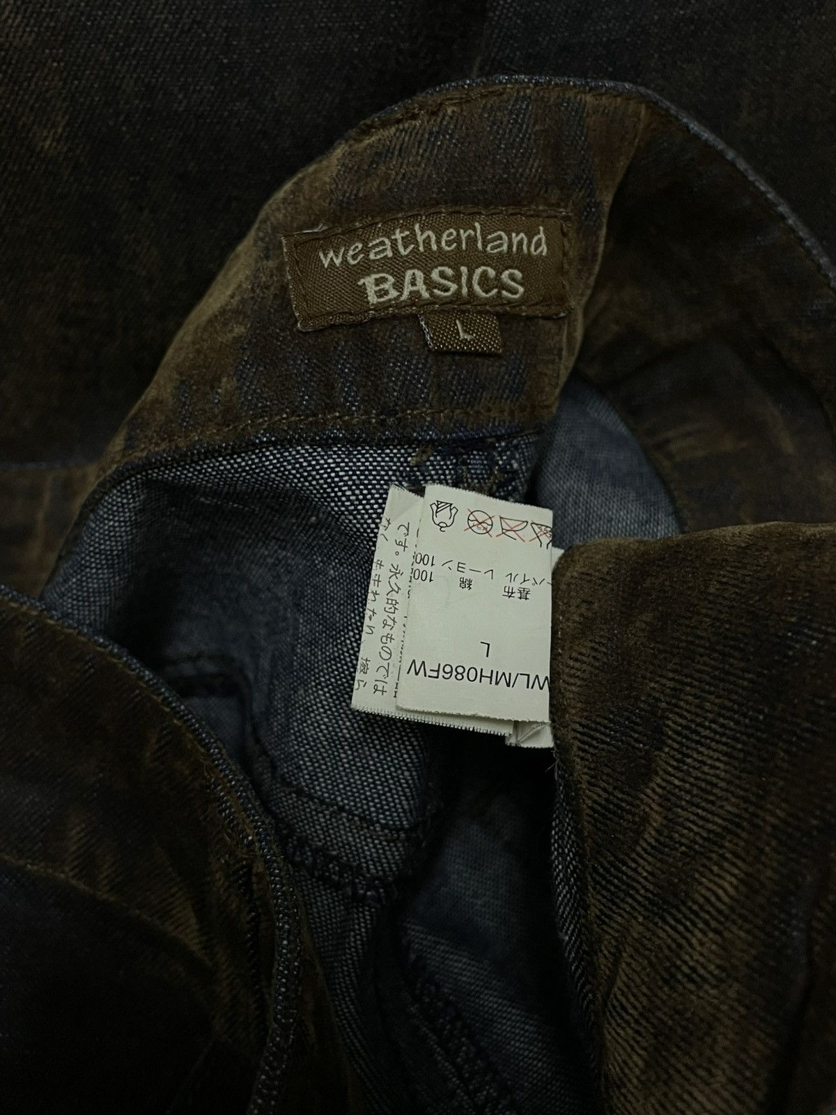 Japanese Brand Vintage 1990s Rare Japan Designer Weatherland Disco Denim Size US 29 - 13 Thumbnail