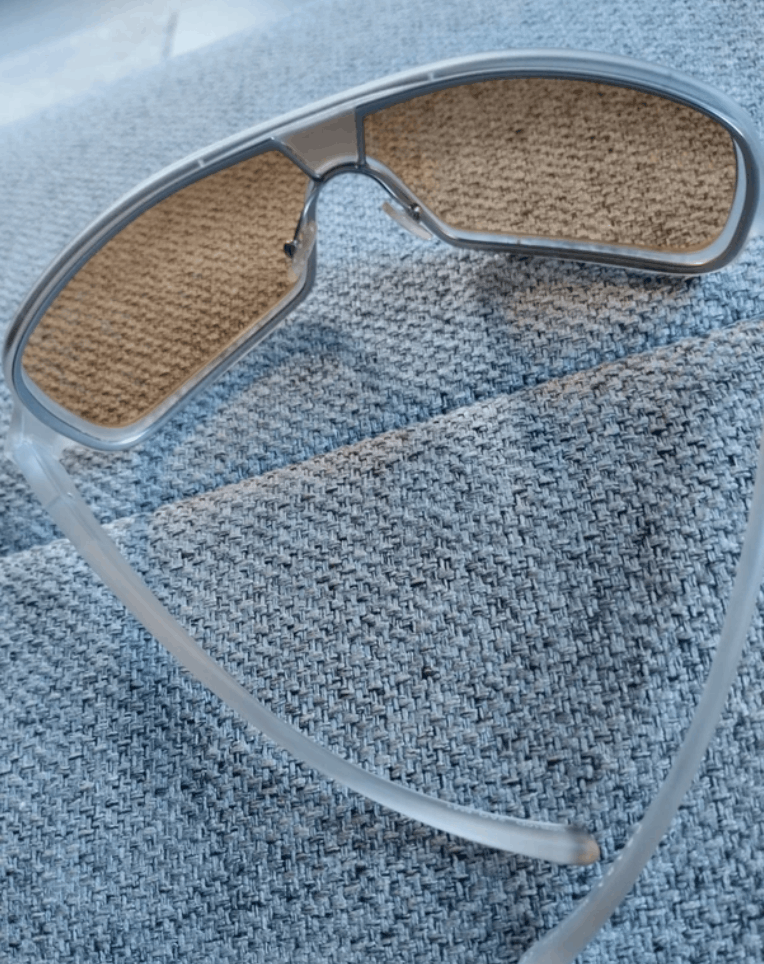 Prada PRADA Sunglasses Wrap Shield Mask Symbole Sport Red Tab Size ONE SIZE - 4 Thumbnail