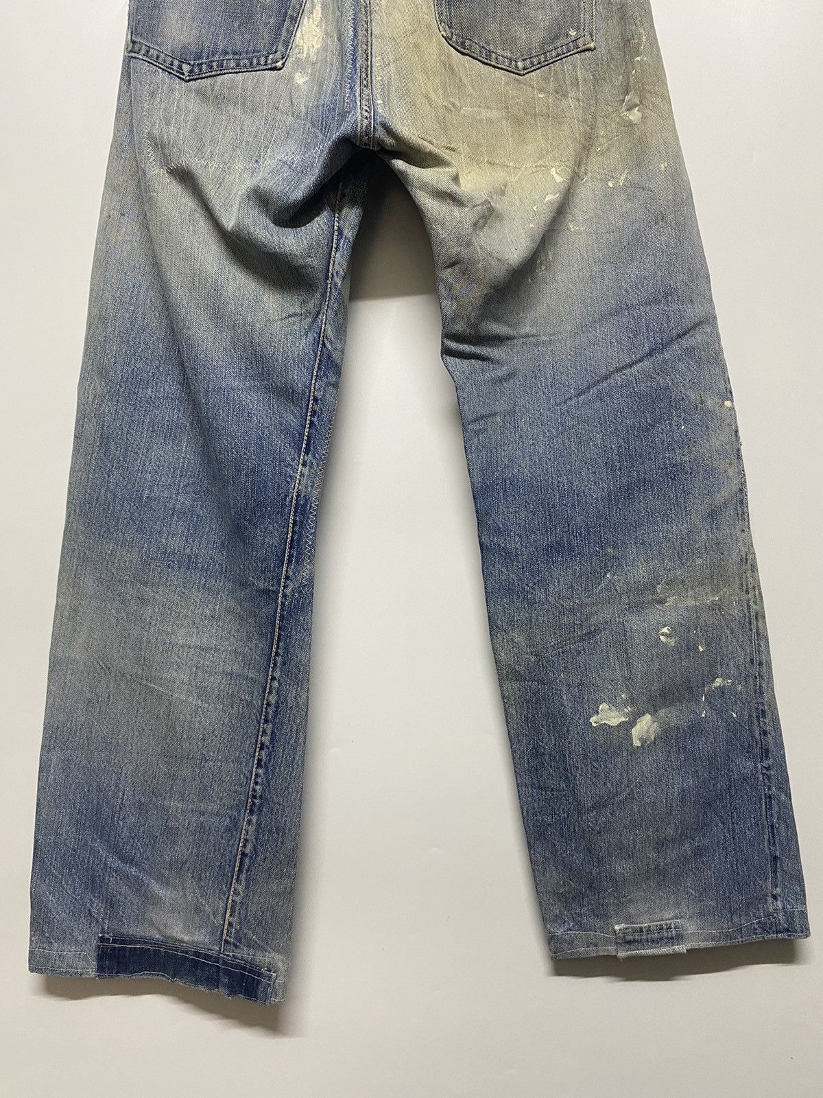 Japanese Brand × Vintage Vintage Ground-Alls Japanese Brand Distressed Denim Jeans Size US 30 / EU 46 - 8 Thumbnail