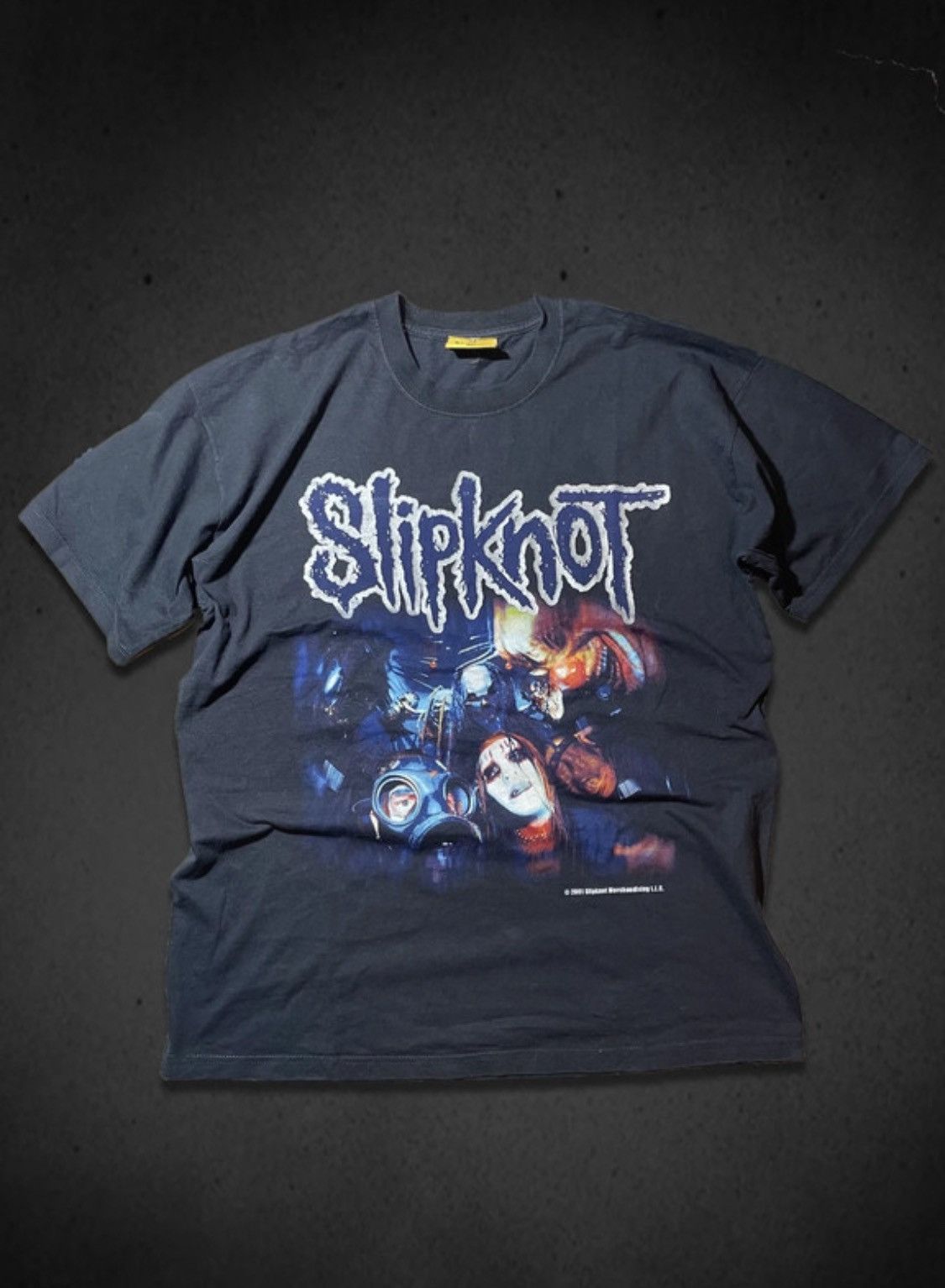Slipknot Vintage 2001 Slipknot All Members Mask T-Shirt Size US XL / EU 56 / 4 - 1 Thumbnail