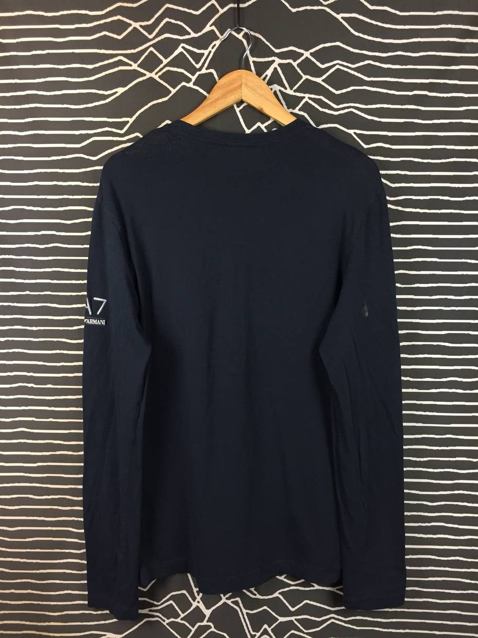 Emporio Armani Emporio Armani EA7 Stretch Cotton Long Sleeve Tee Size US L / EU 52-54 / 3 - 8 Thumbnail