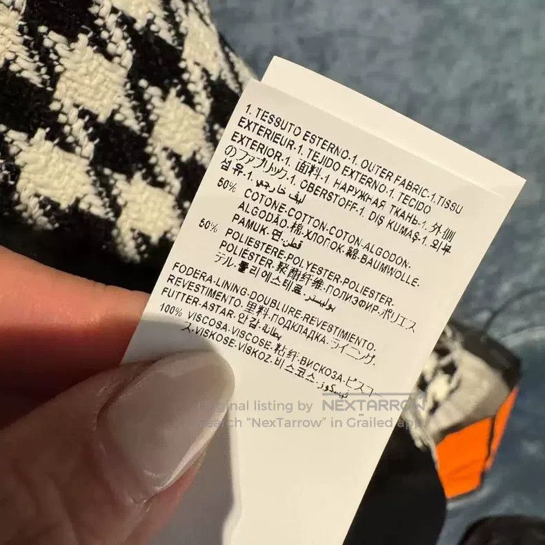 Versace Versace Black and white houndstooth small fragrant jacket Size S / US 4 / IT 40 - 3 Thumbnail