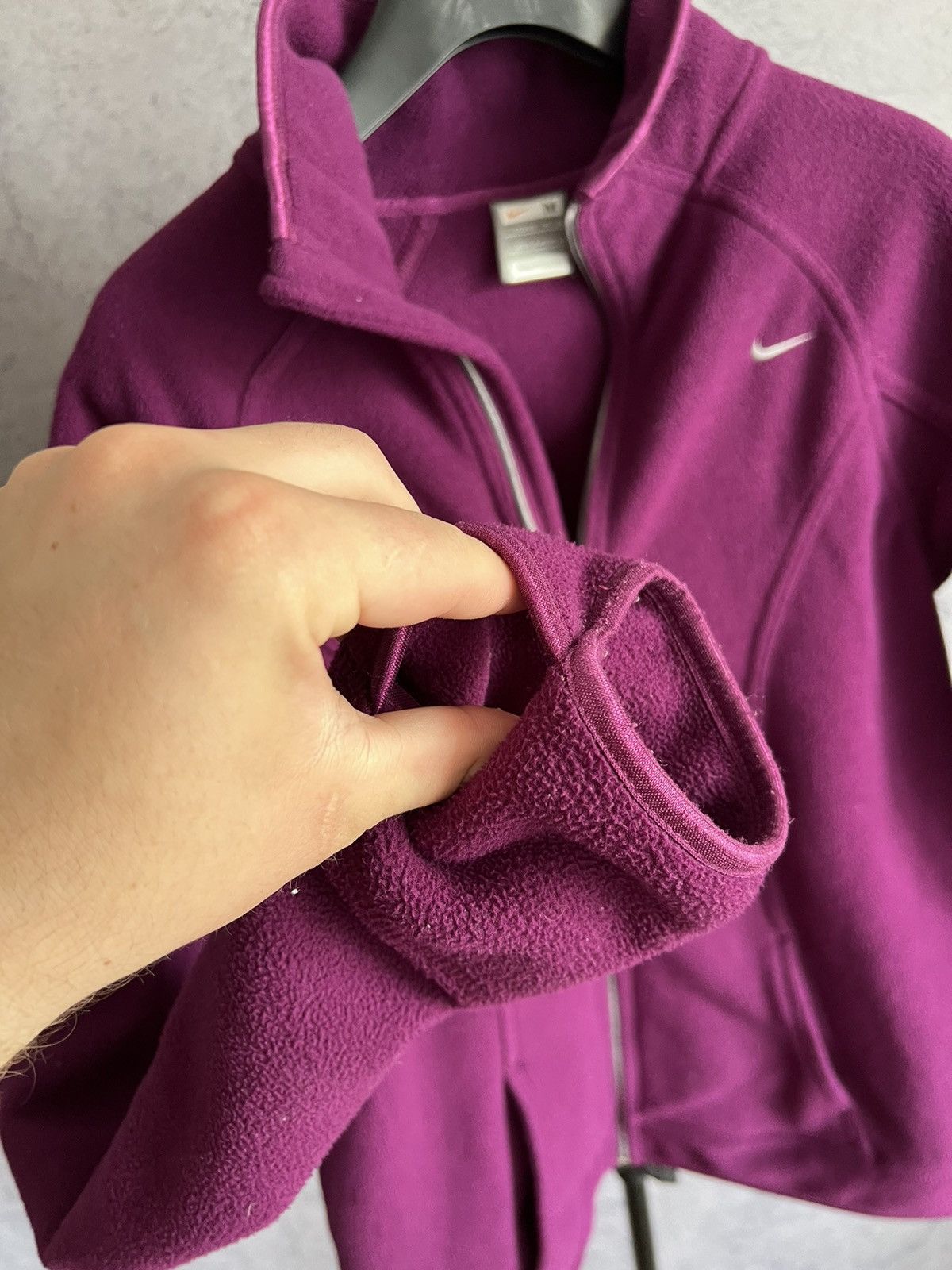 Nike Nike Retro Fleece Zip Up Jacket Mini Swoosh Sweater Size M / US 6-8 / IT 42-44 - 12 Thumbnail