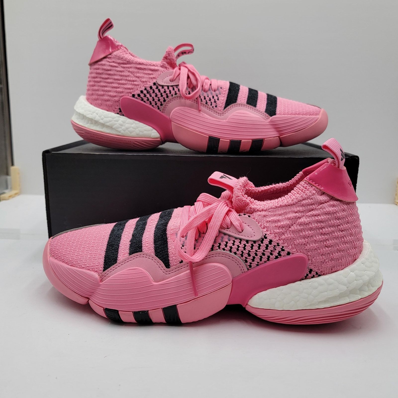 Adidas Adidas Trae Young 2 'Pink Trap House' Mens Sz 9.5 IE1667 239 Size US 9.5 / EU 42-43 - 1 Thumbnail
