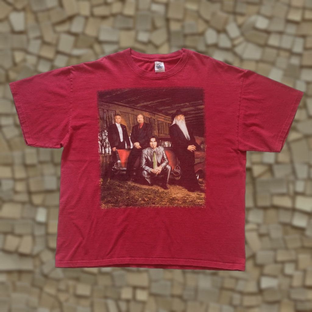 Delta VINTAGE Oak Ridge Boys Delta Pro Weight T-Shirt Red XL Men’s Y2K 2004 The Journey Tour Country Music Logo Shirt Size US XL / EU 56 / 4 - 1 Thumbnail