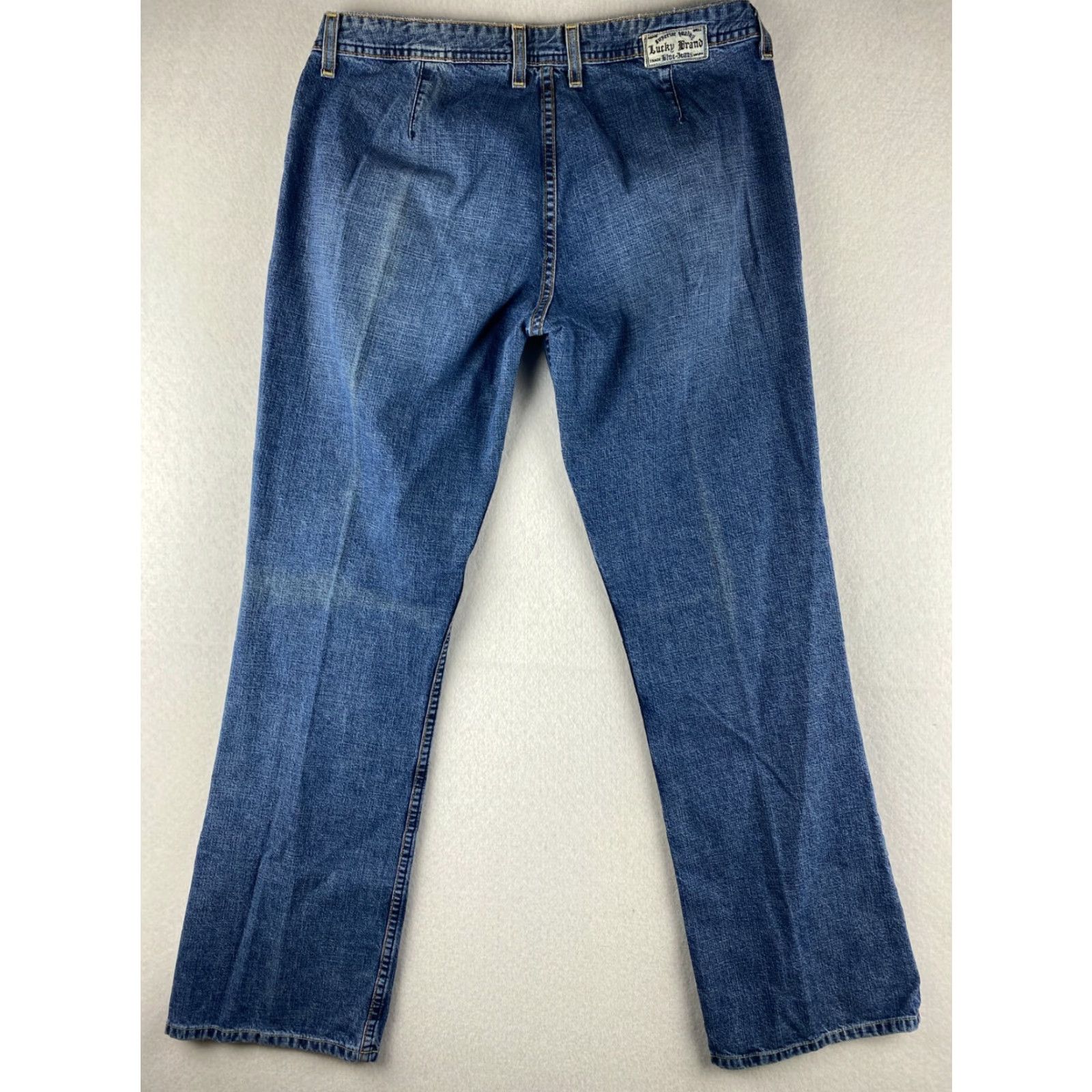 Lucky Brand Lucky Brand Jeans Womens 14/32 Blue Bootcut Denim Dark Wash USA Made Pants Size 36" / US 14 / IT 50 - 7 Thumbnail