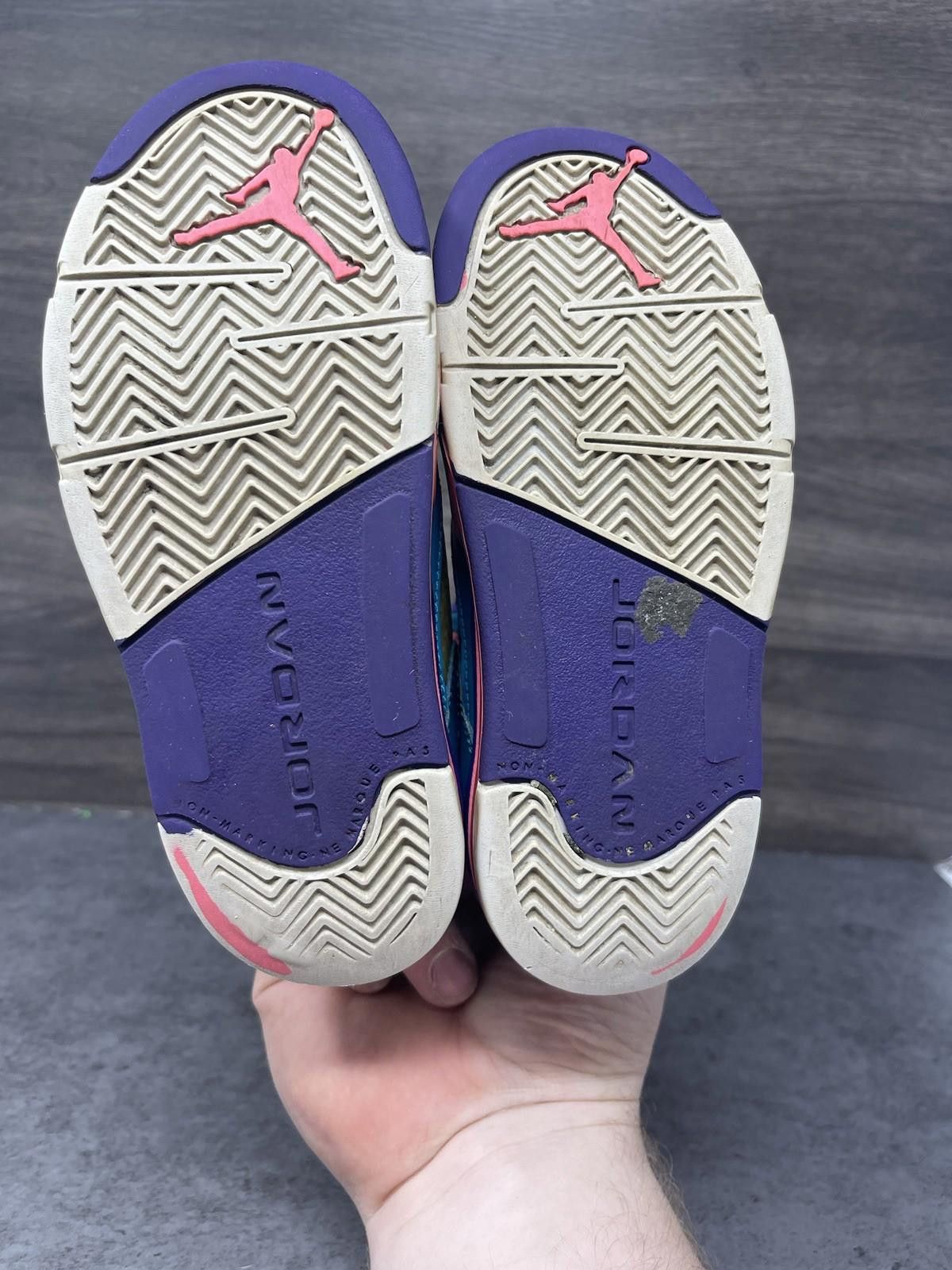 Jordan Brand Air Jordan 5 Shoes Kids Size 11.5C Toddler Tropical Teal Size US 11.5 / EU 44-45 - 5 Thumbnail
