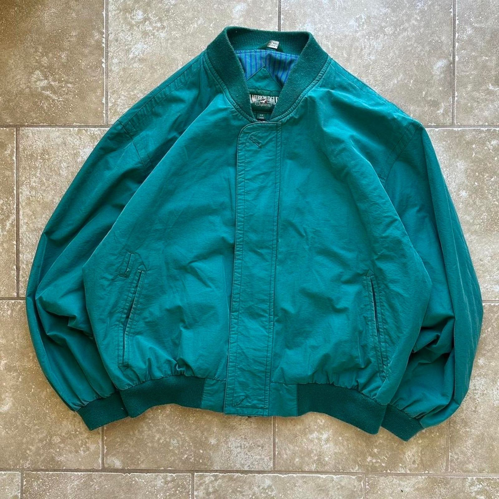 American Eagle Outfitters Vintage American Eagle Bomber Jacket Size Mens Large Size US L / EU 52-54 / 3 - 1 Thumbnail
