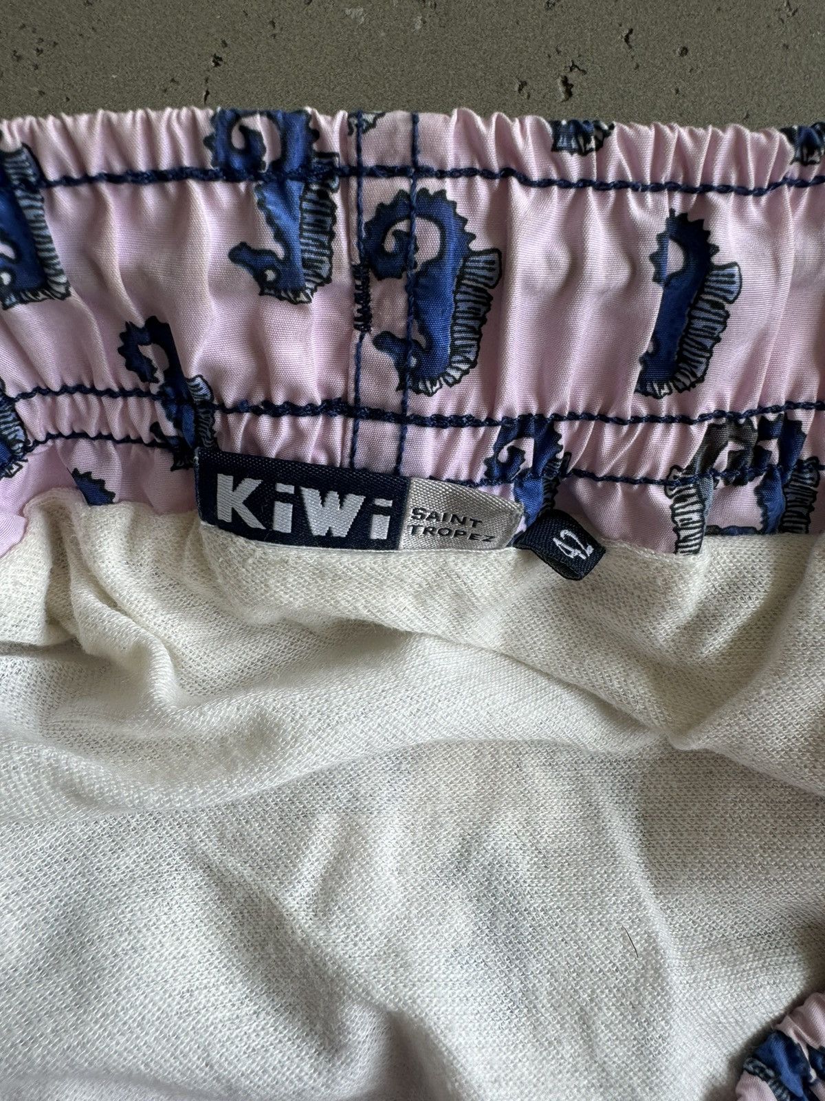 Kiwi St Tropez Pink Sea Horse Swim Trunks Size US 32 / EU 48 - 4 Thumbnail